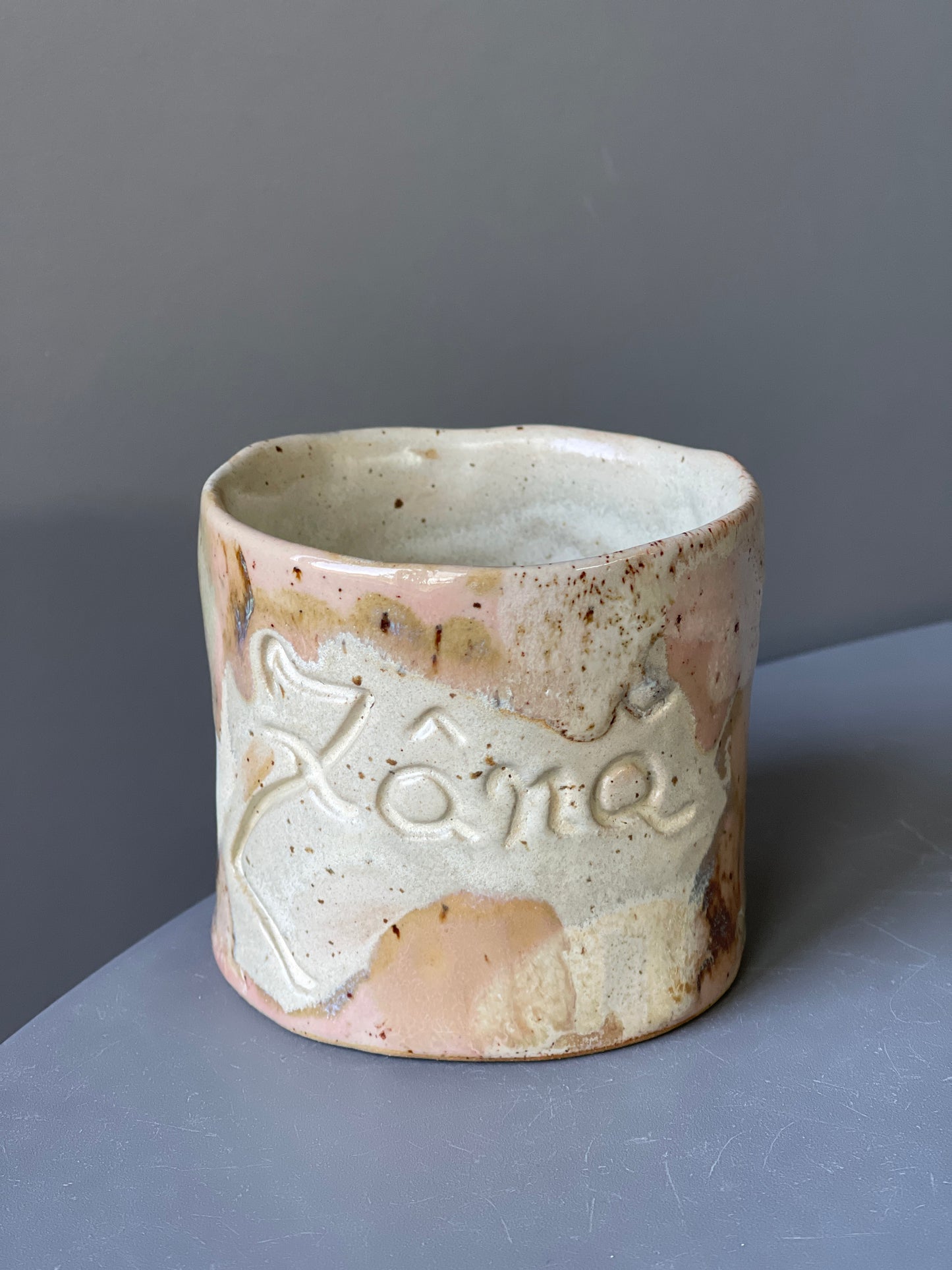 Cana Latte cu mesaj "Zana"