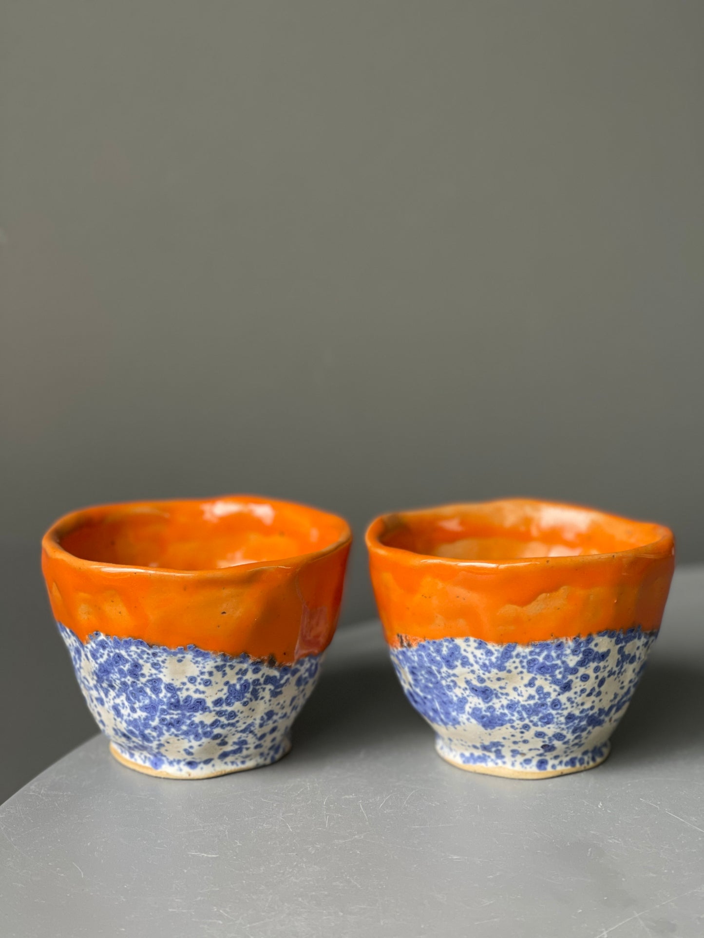 Set 2 cani Bell Blue Freckles