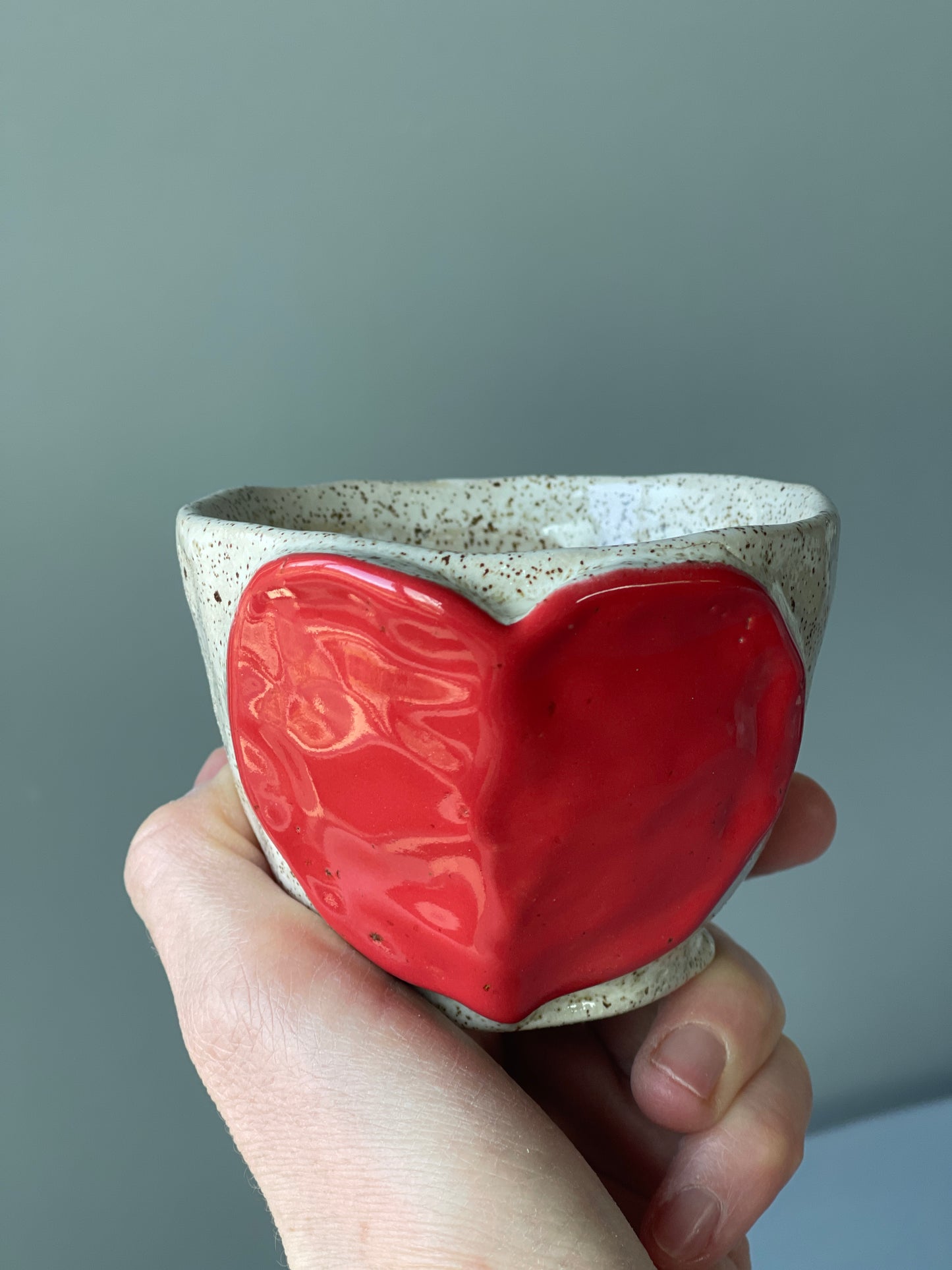 Cana Cappuccino Red Heart