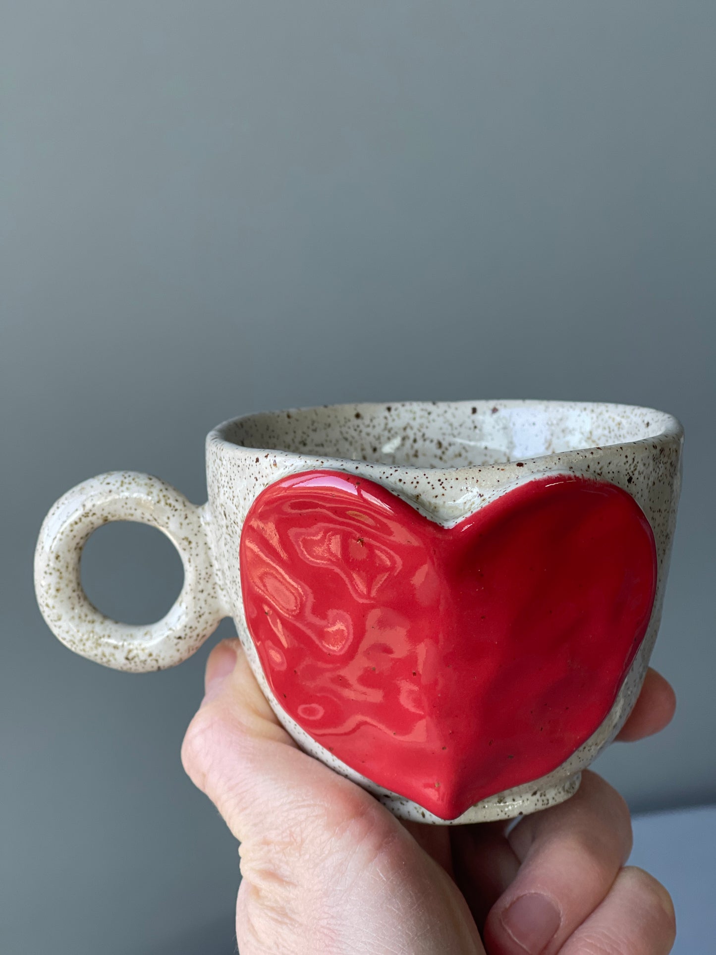 Cana Cappuccino Red Heart