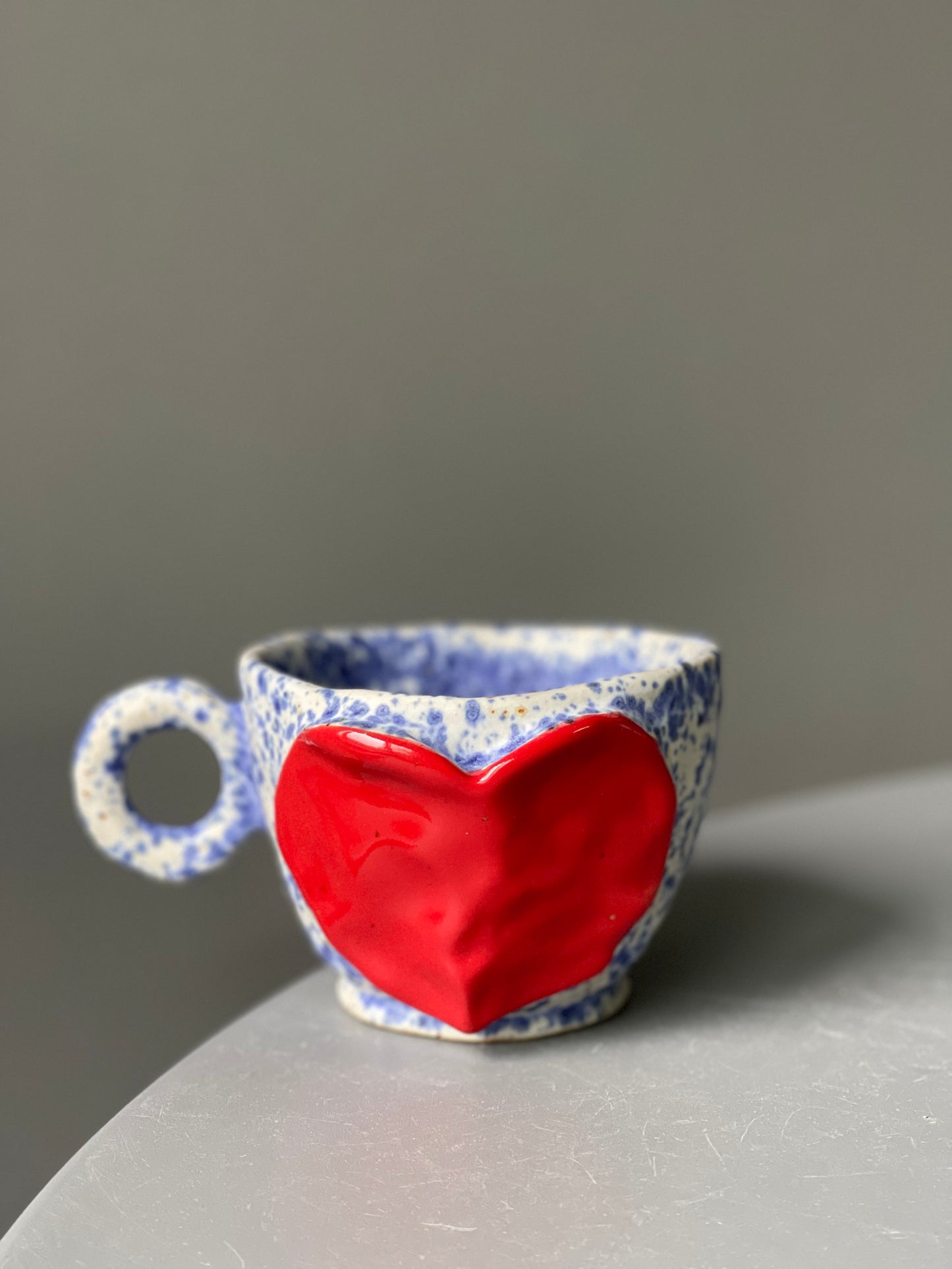 Cana Cappuccino Red Heart