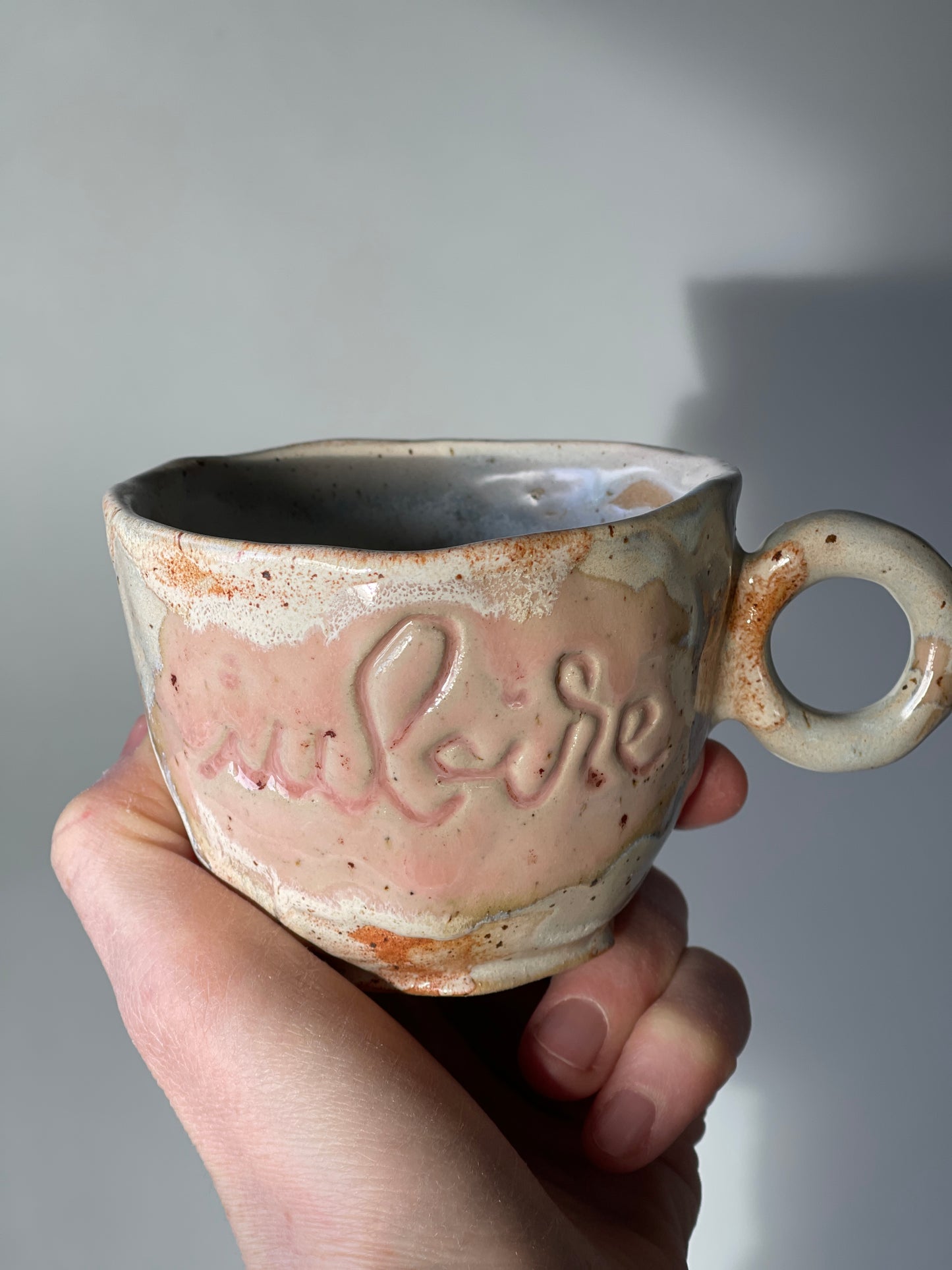 Cana Cappuccino cu mesaj "Iubire"