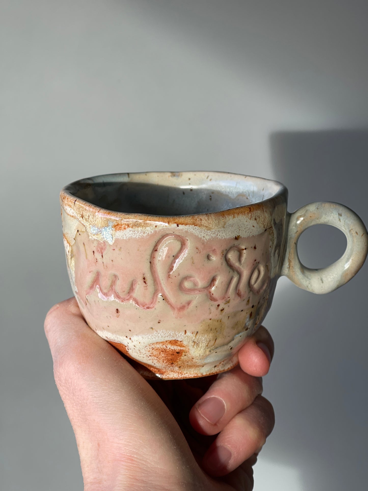 Cana Cappuccino cu mesaj "Iubire"
