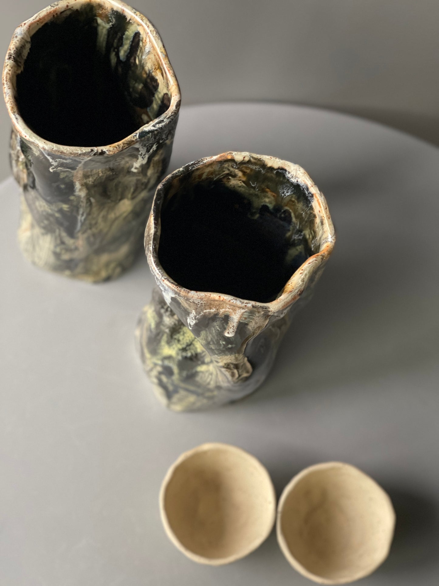 Set 2 Vaze Ceramica Aquarelle