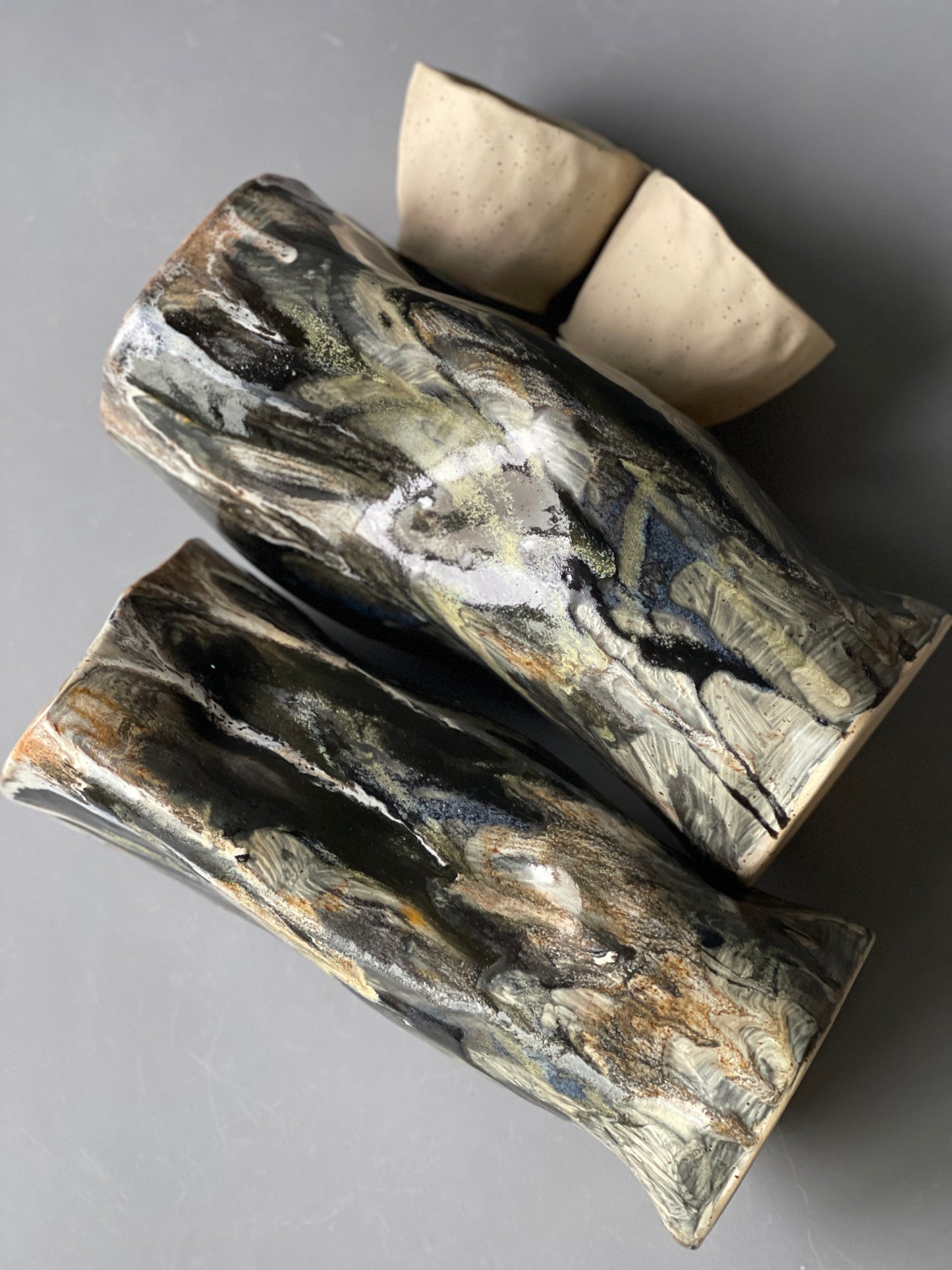 Set 2 Vaze Ceramica Aquarelle