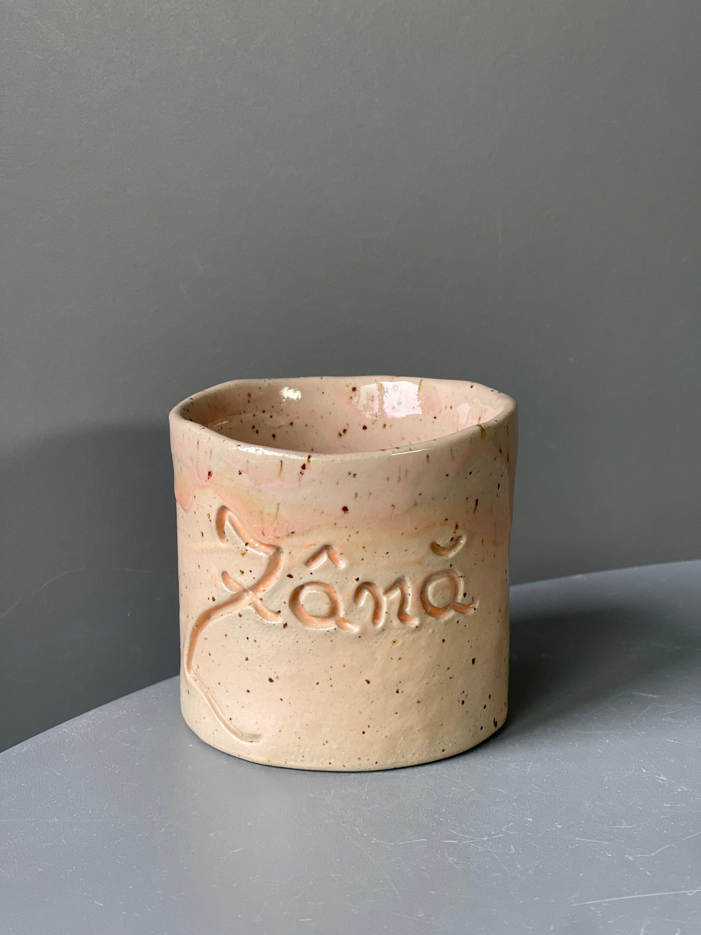 Cana Latte cu mesaj "Zana"