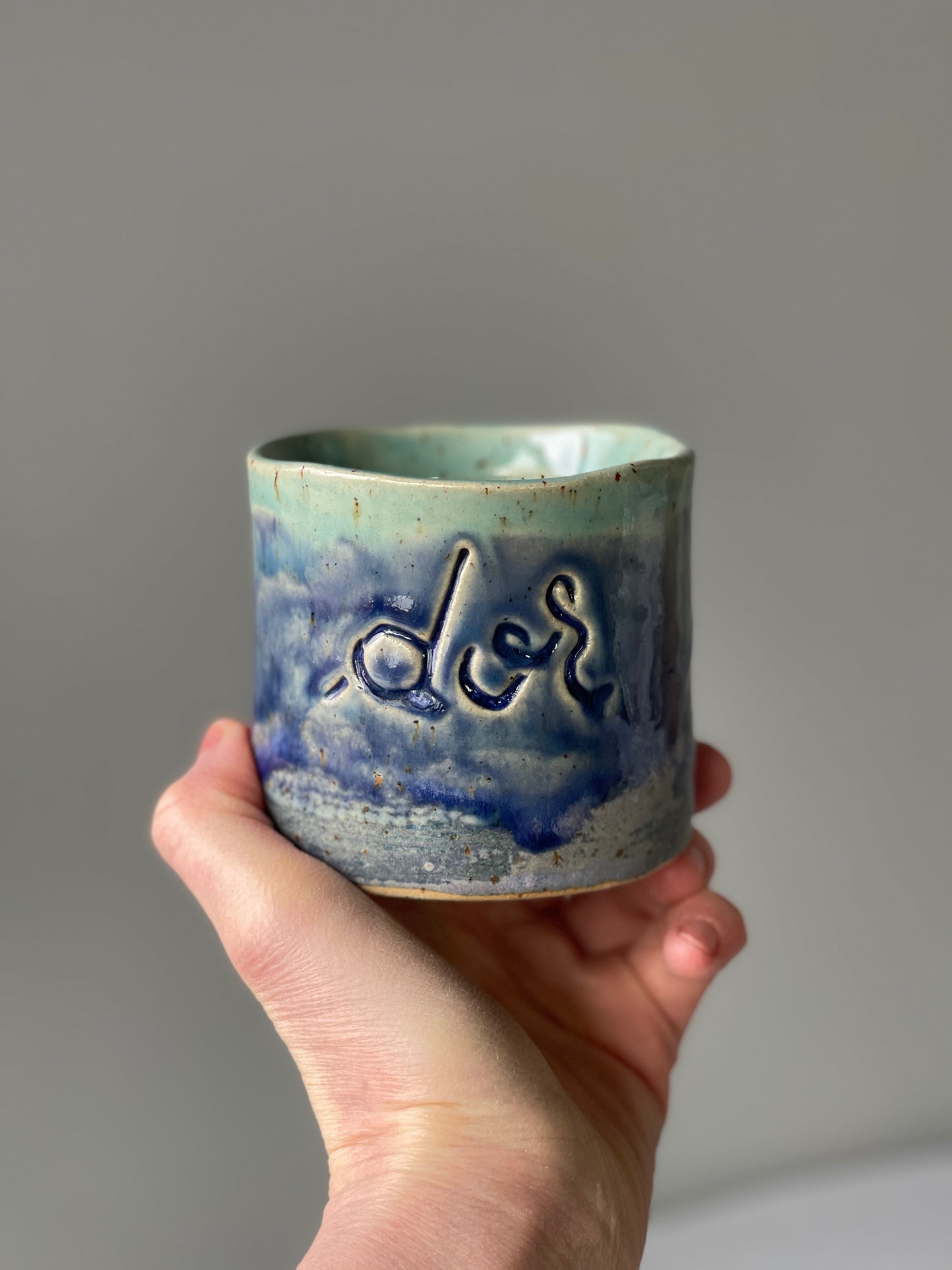 Cana Latte cu mesaj "Dor"