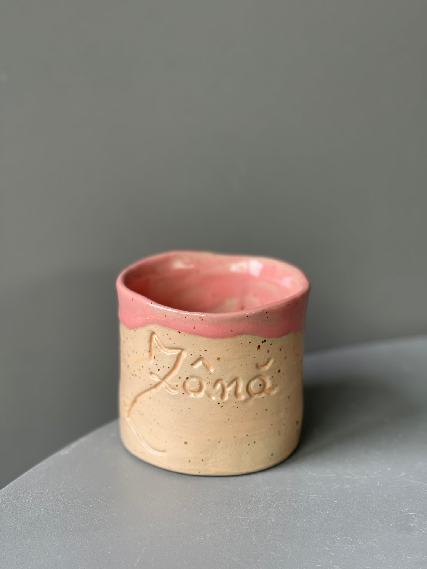 Cana Latte cu mesaj "Zana"