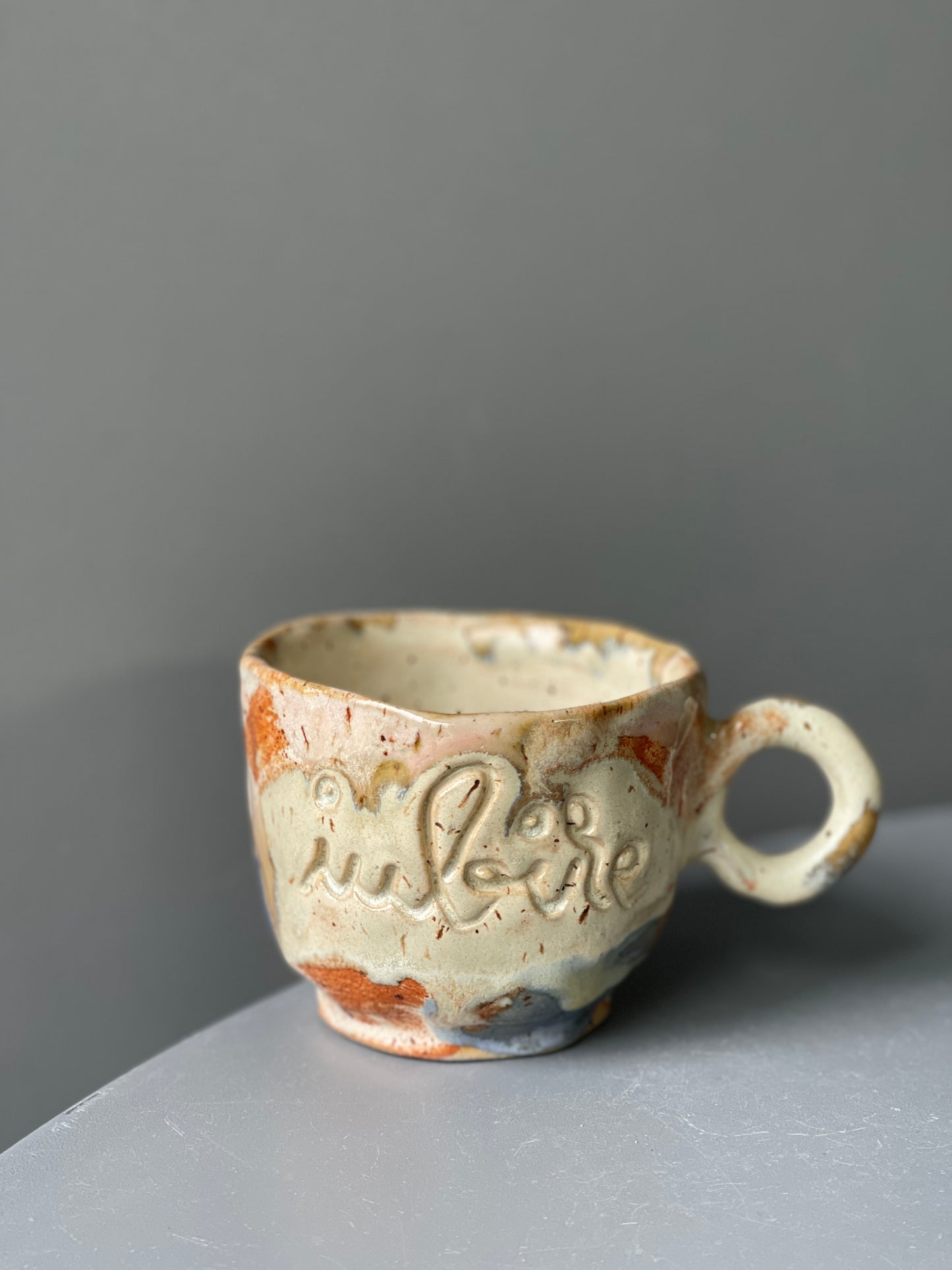 Cana Cappuccino cu mesaj "Iubire"