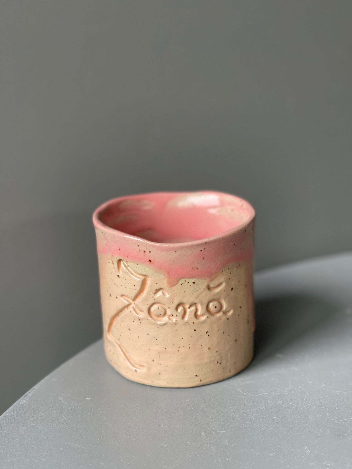 Cana Latte cu mesaj "Zana"