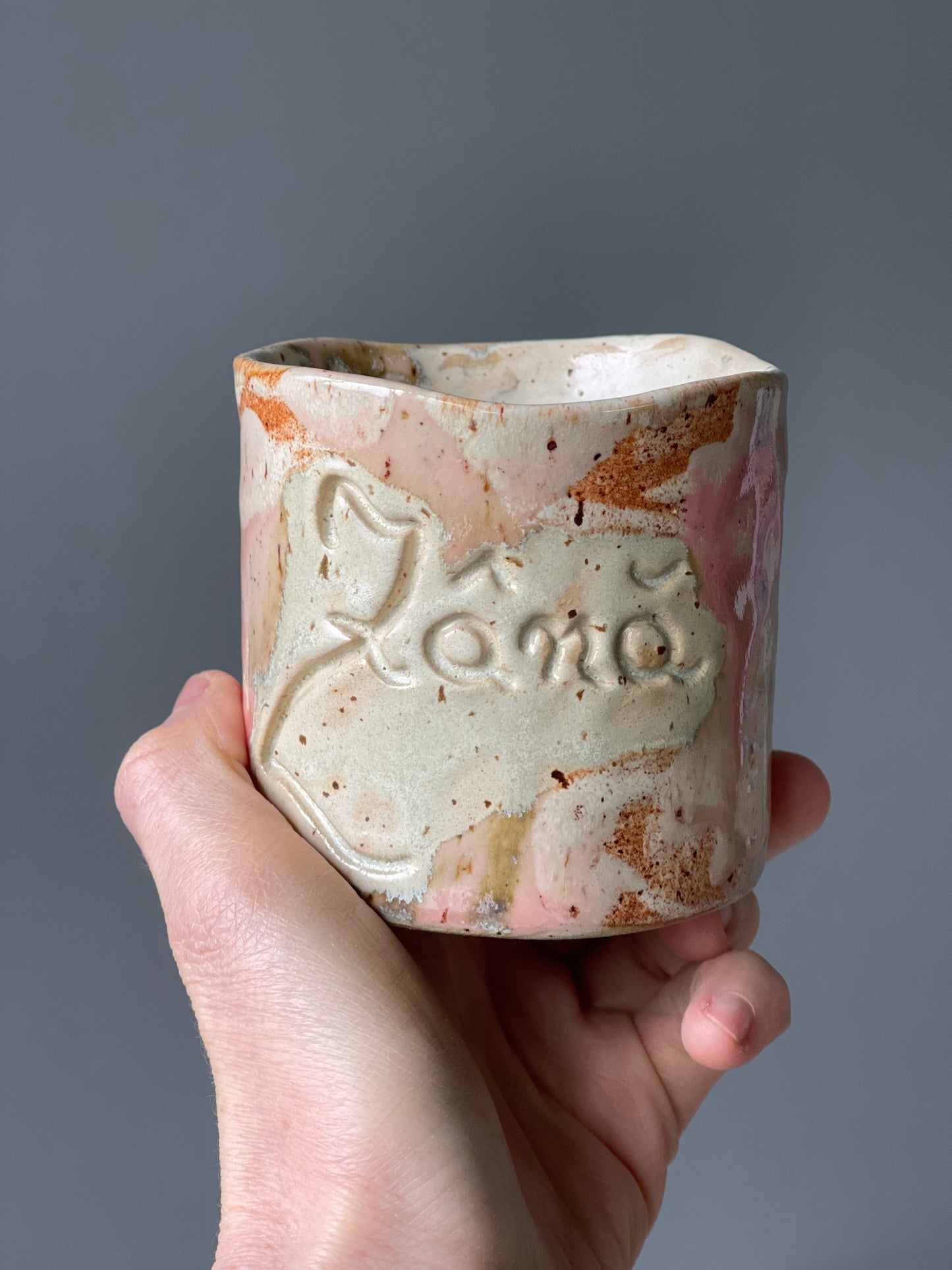 Cana Latte cu mesaj "Zana"