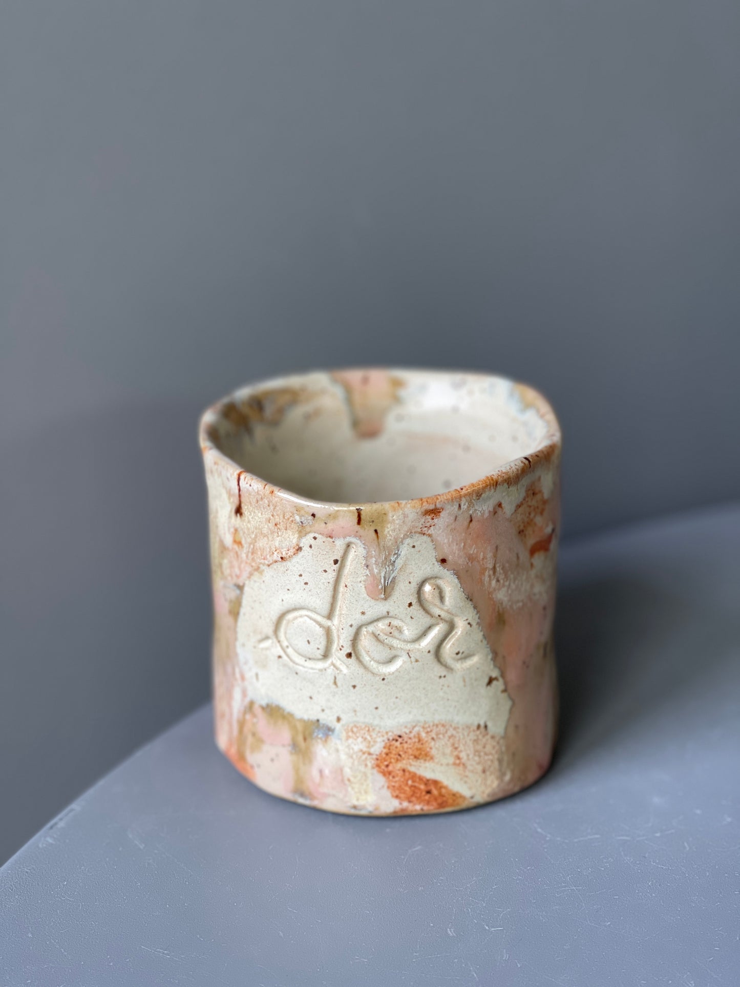 Cana Latte cu mesaj "Dor"