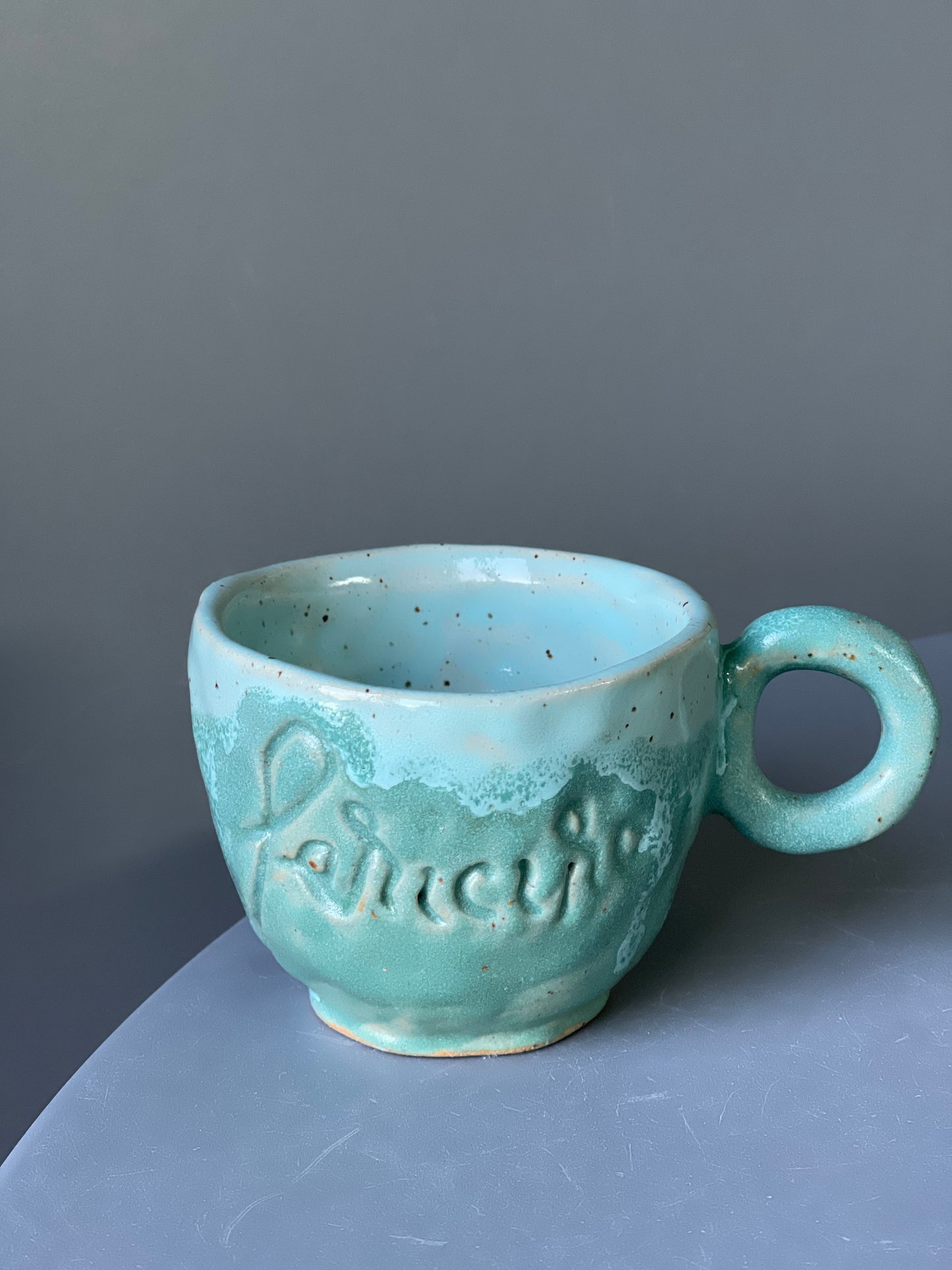 Cana Cappuccino cu mesaj "Fericire"
