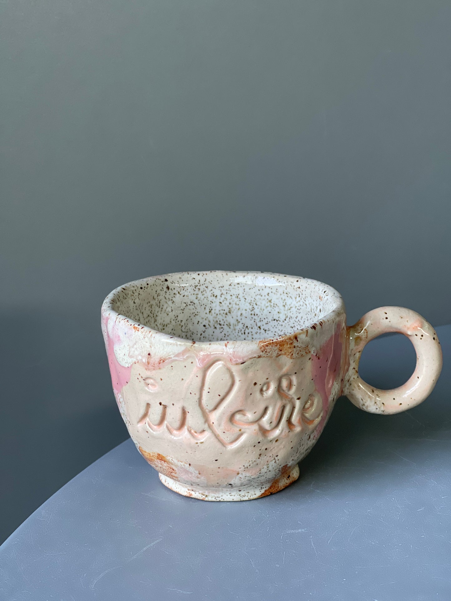 Cana Cappuccino cu mesaj "Iubire"
