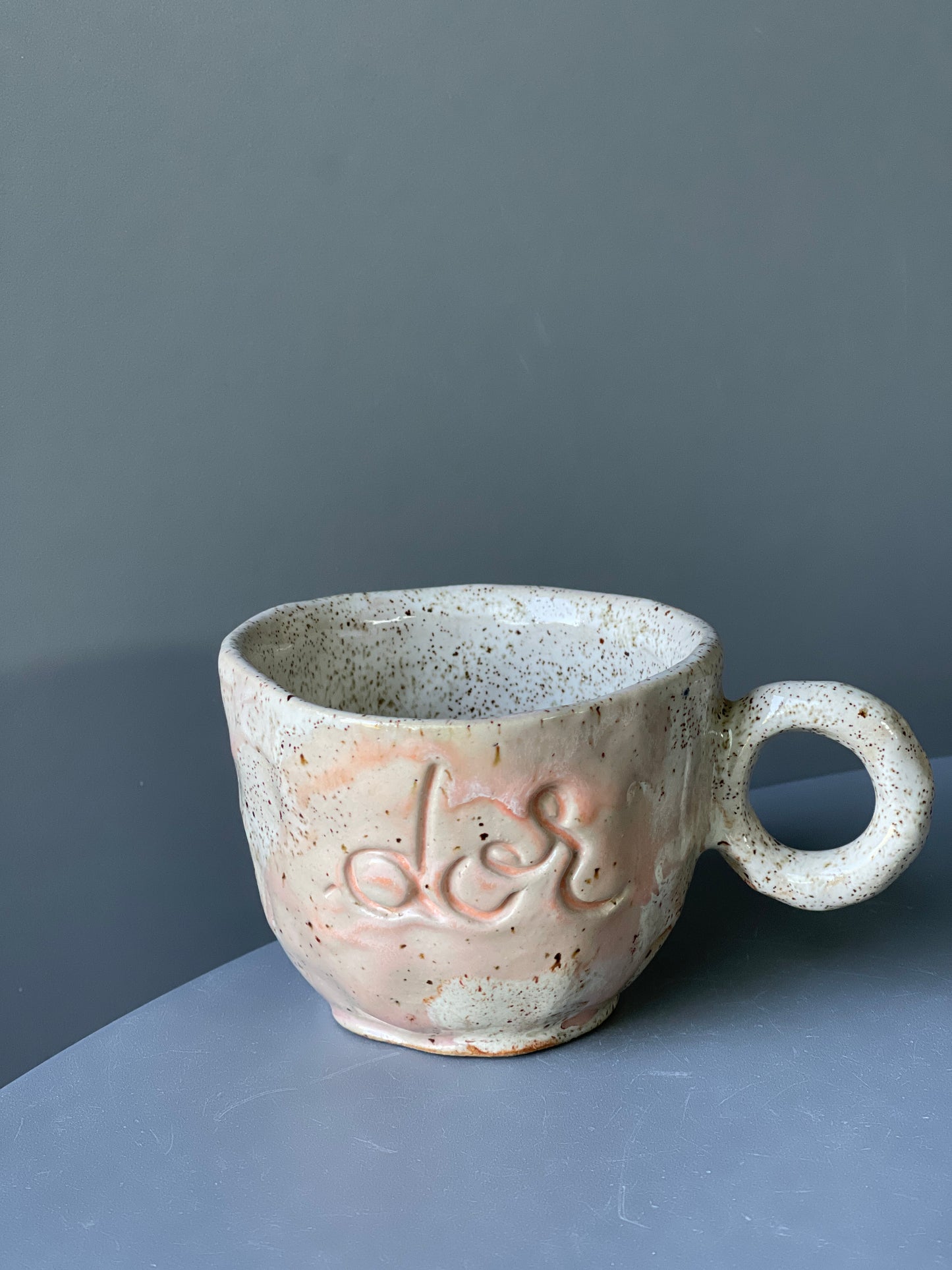 Cana Cappuccino cu mesaj "Dor"