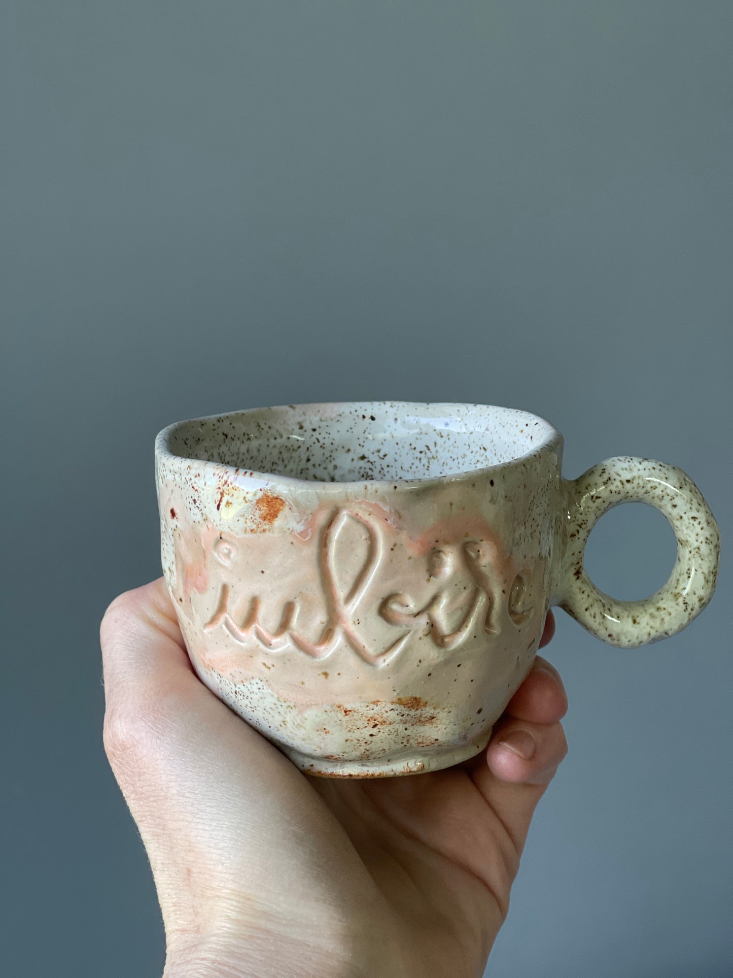 Cana Cappuccino cu mesaj "Iubire"