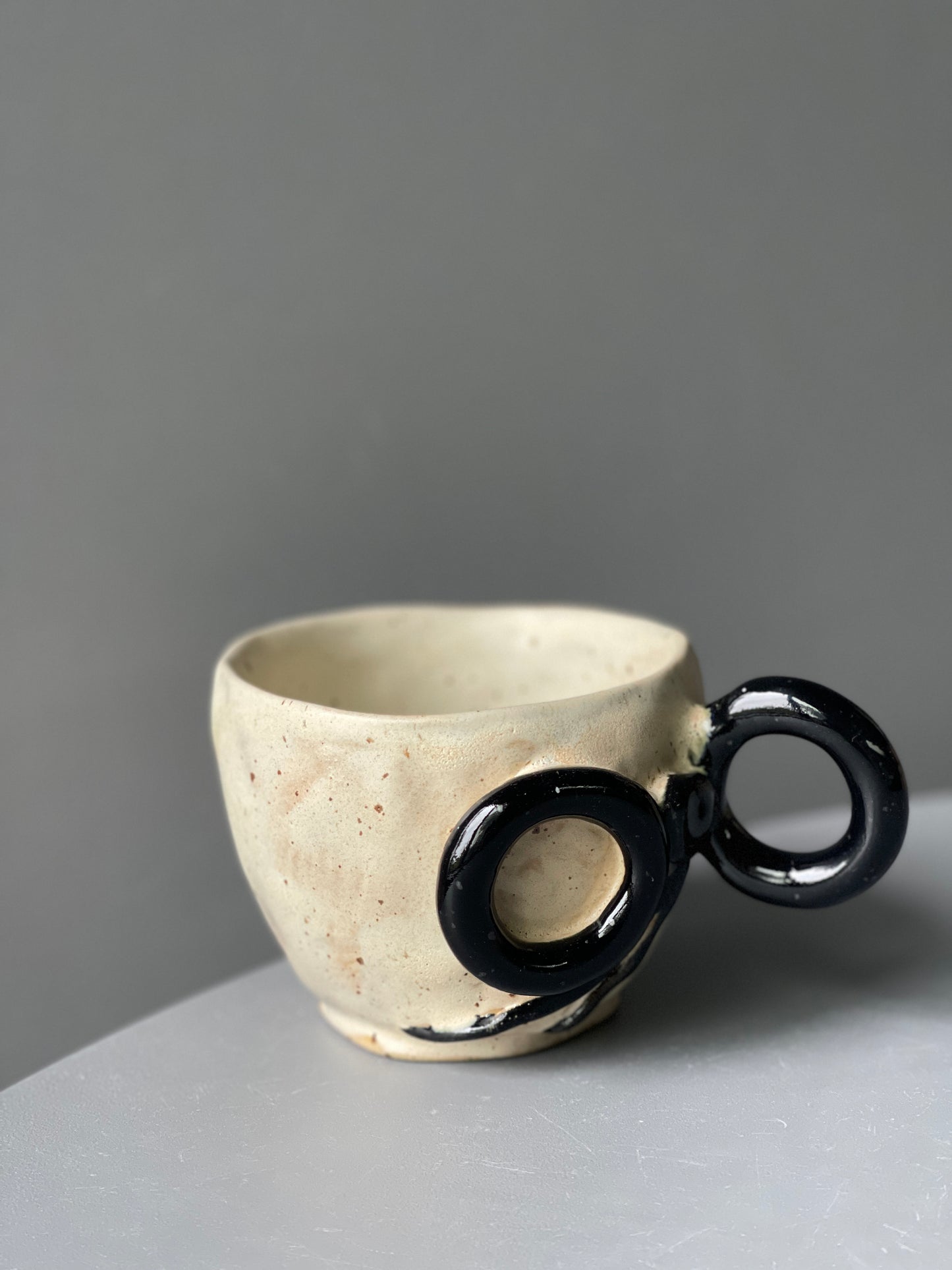 Cana Ceramica Black Ribbon