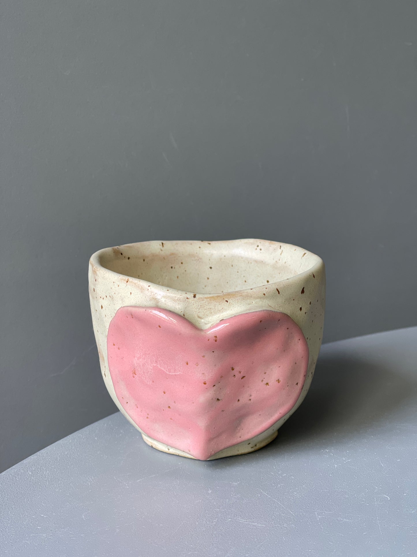 Cana Cappuccino Pink Heart