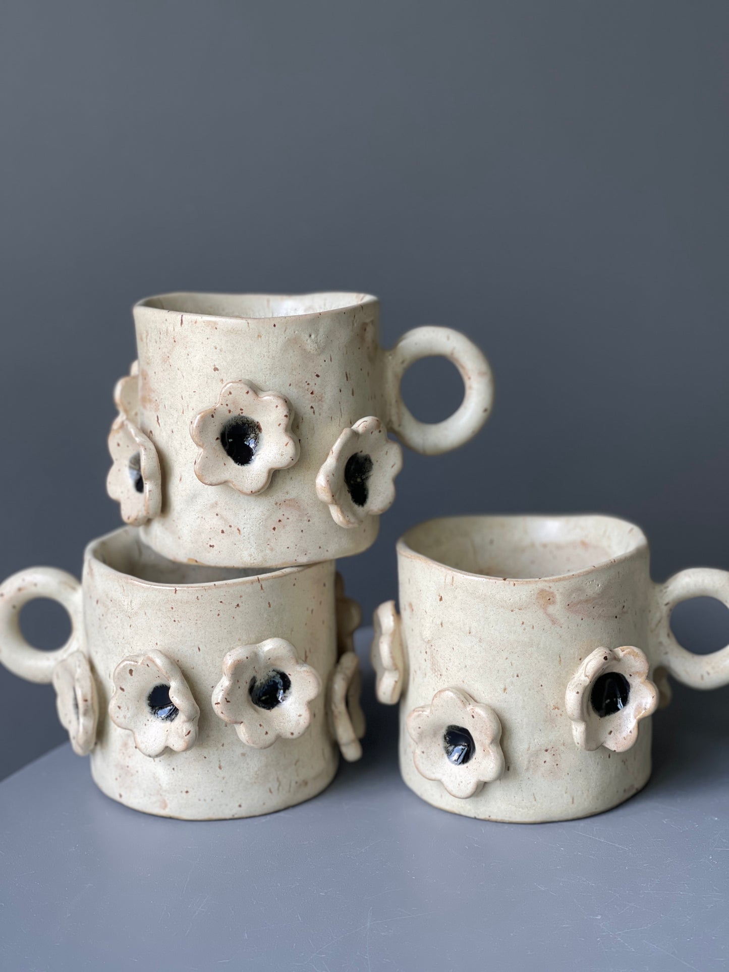 Cana Ceramica Flower Power