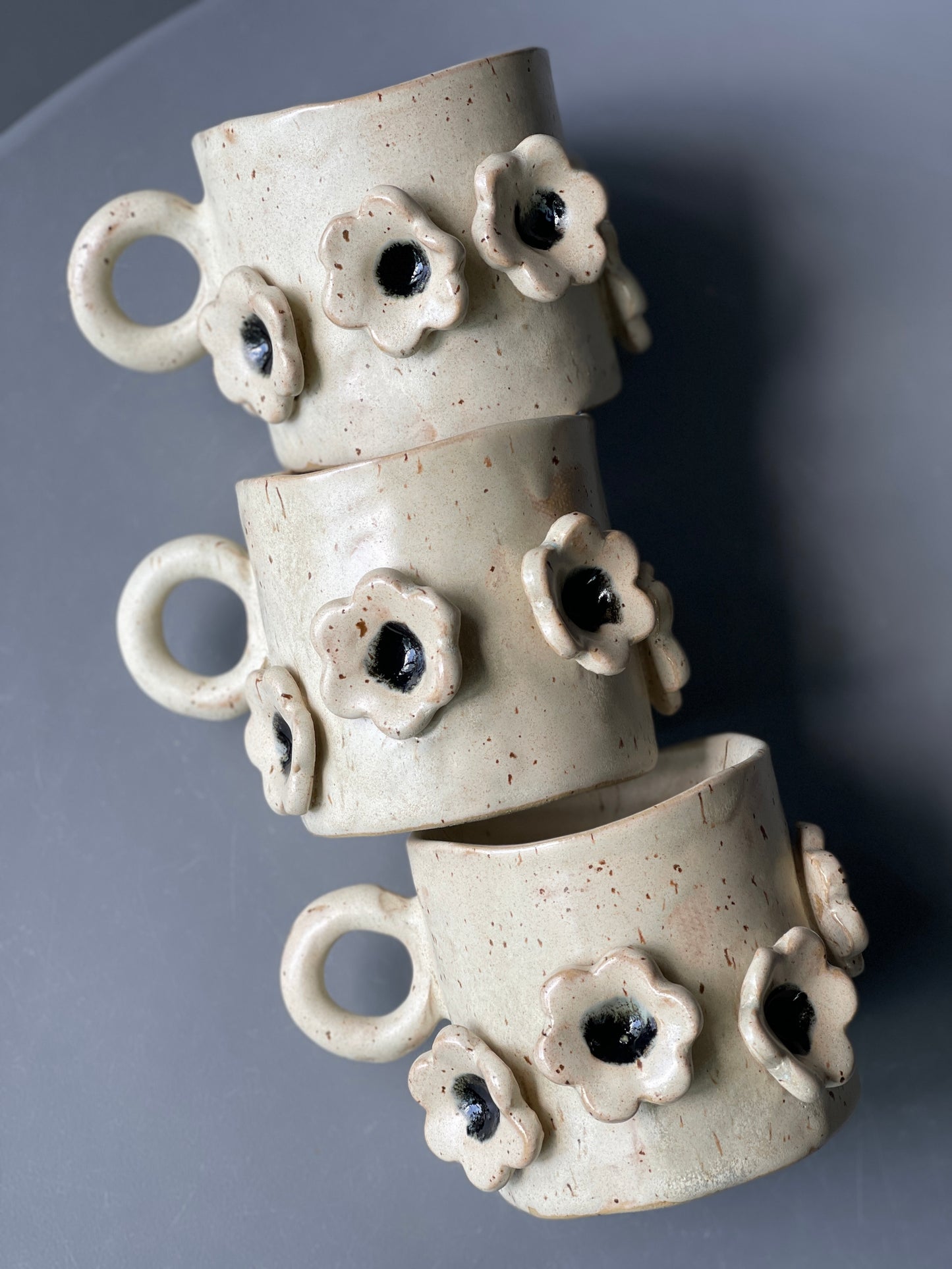 Cana Ceramica Flower Power