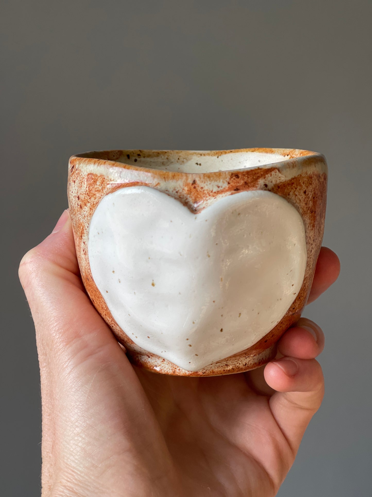 Cana Cappuccino White Heart