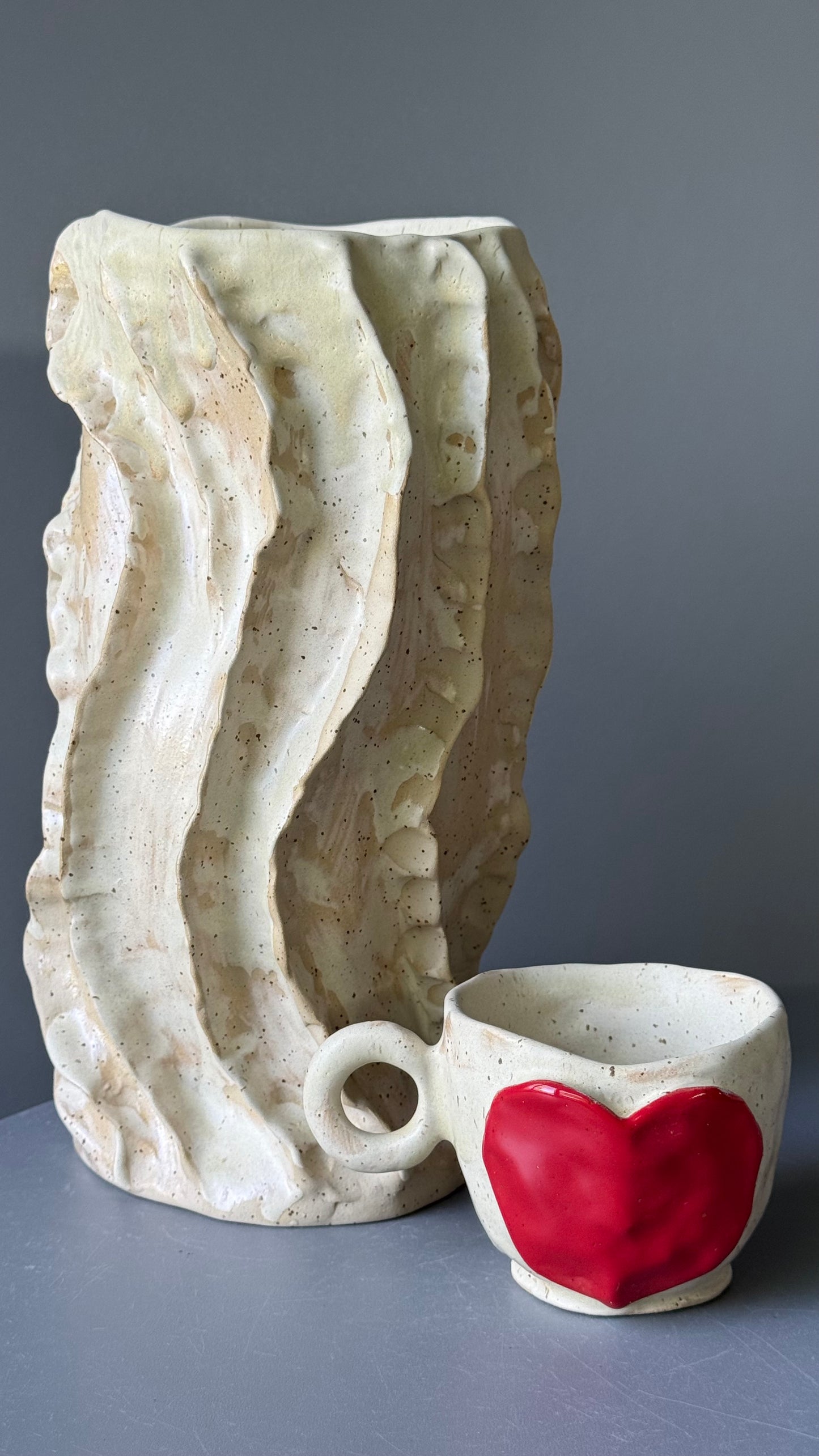 Vaza Ceramica Coral