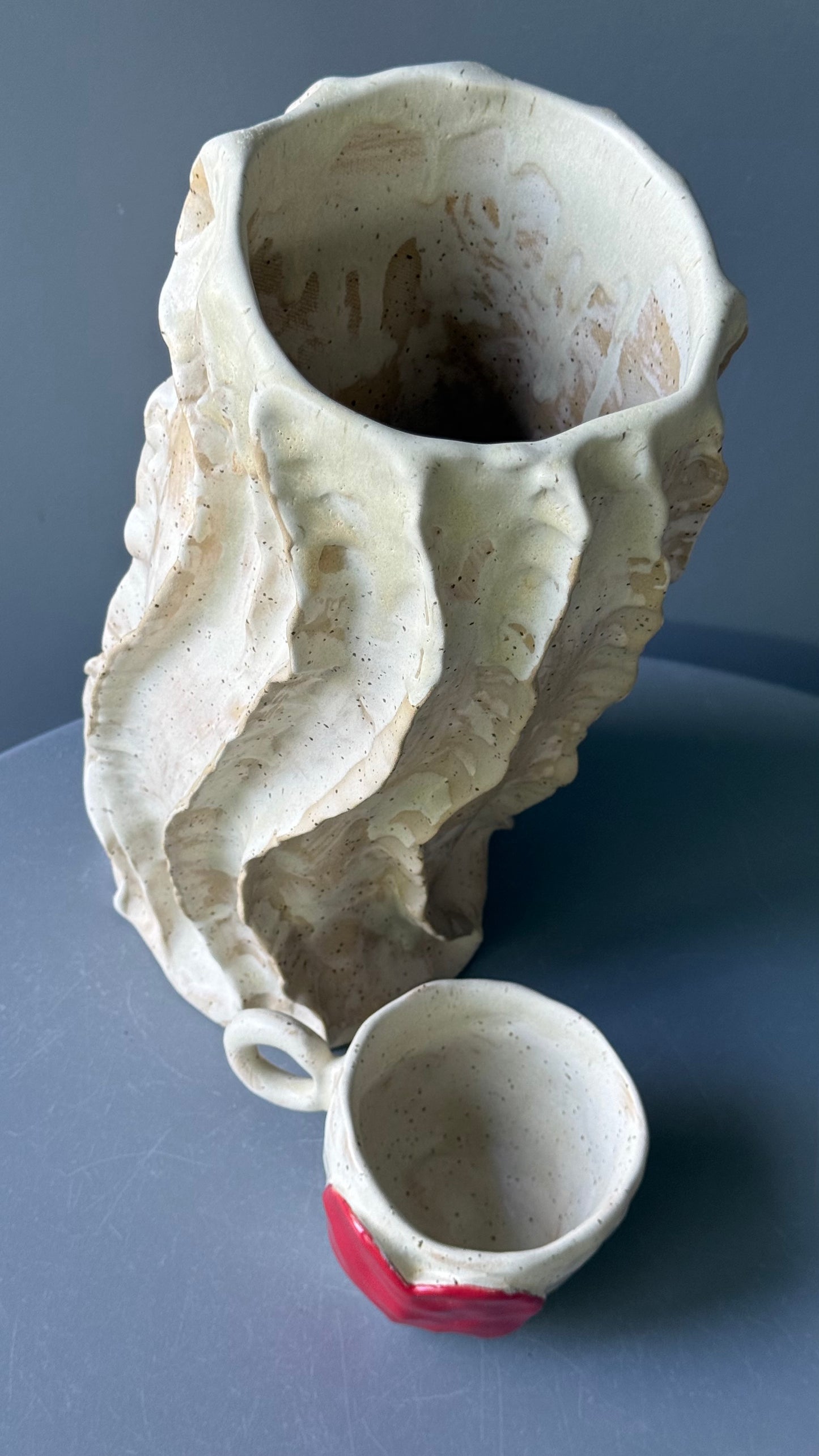 Vaza Ceramica Coral