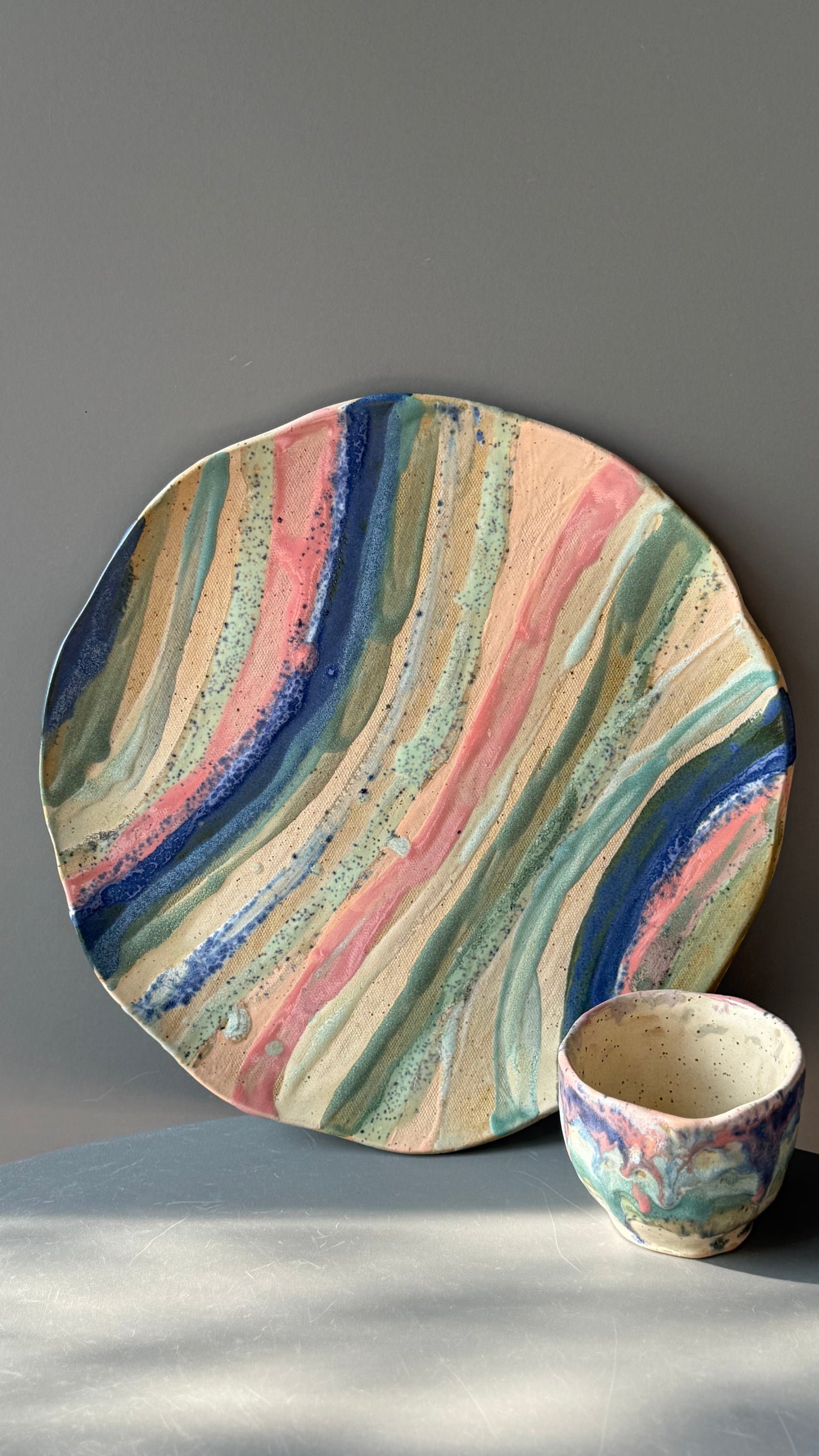 Platou Ceramica Aquarelle