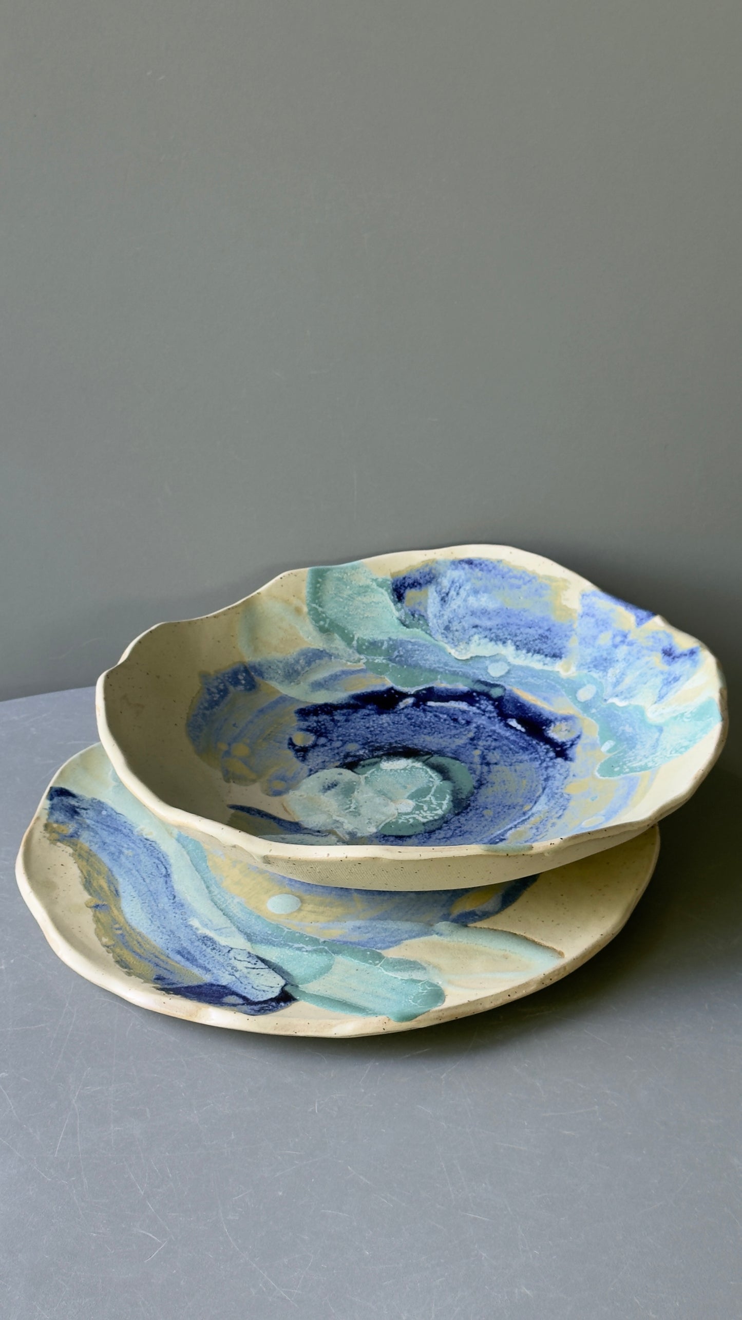 Platou Ceramica Aquarelle