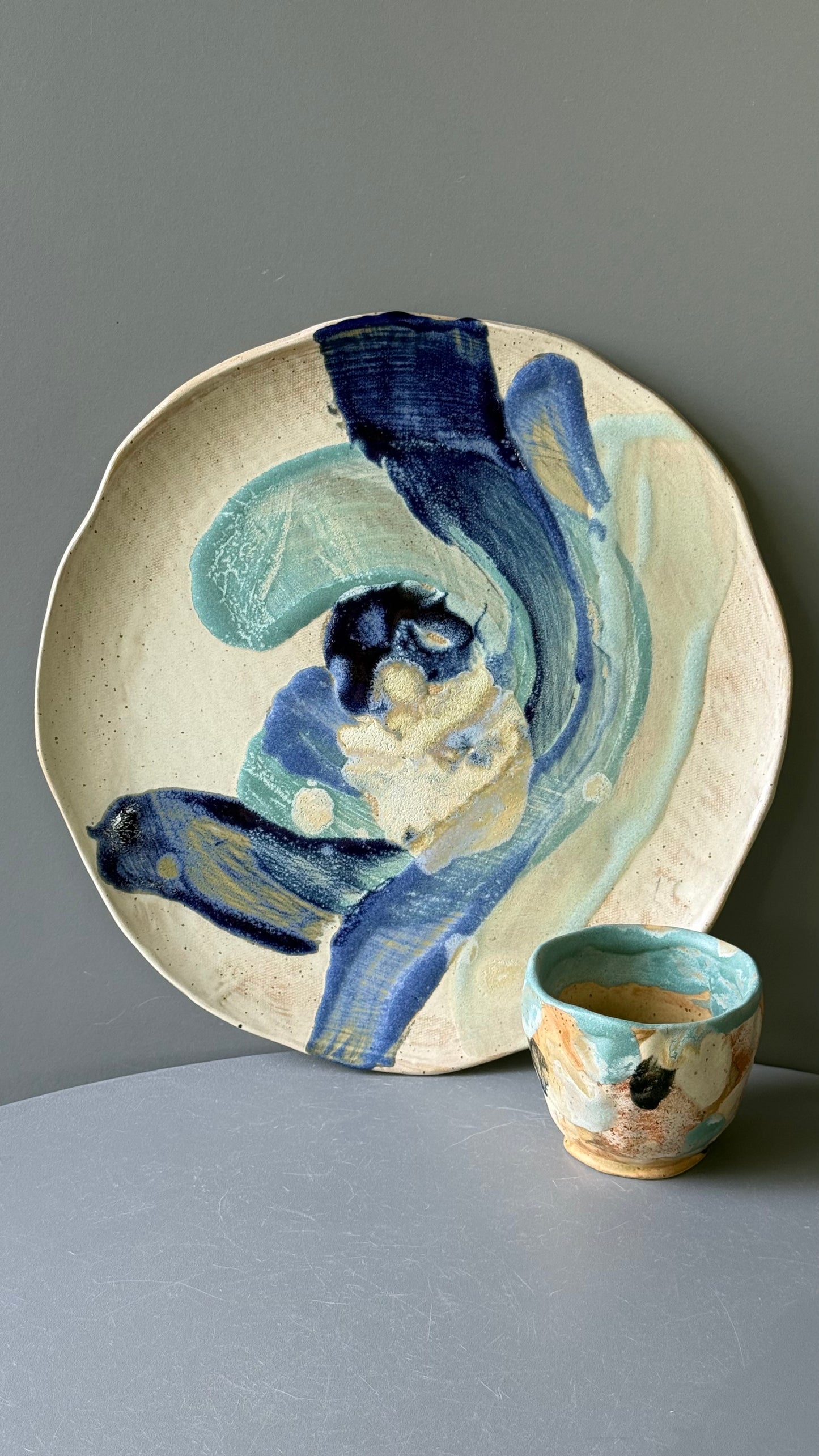 Platou Ceramica Aquarelle