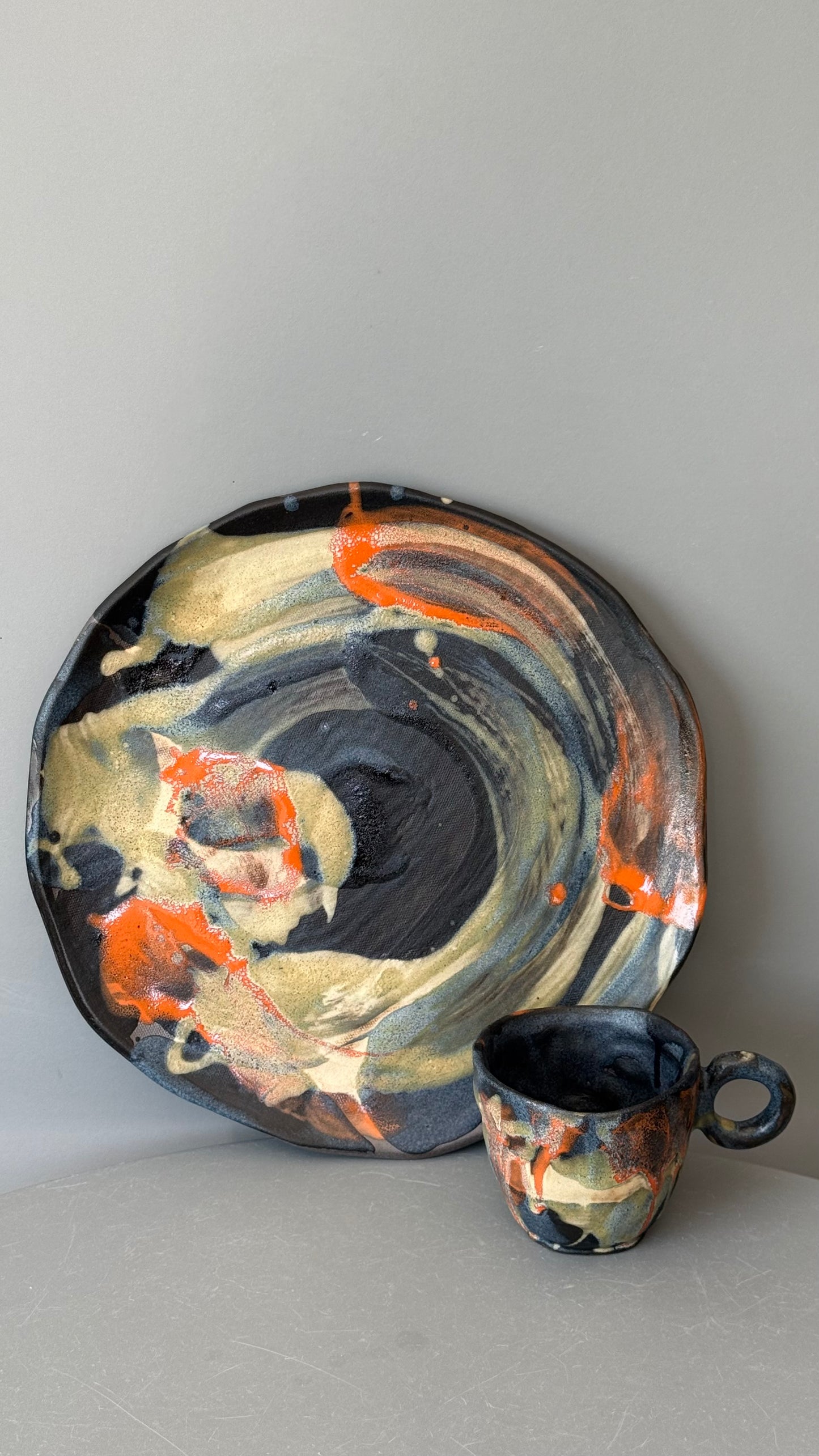 Platou Ceramica Aquarelle