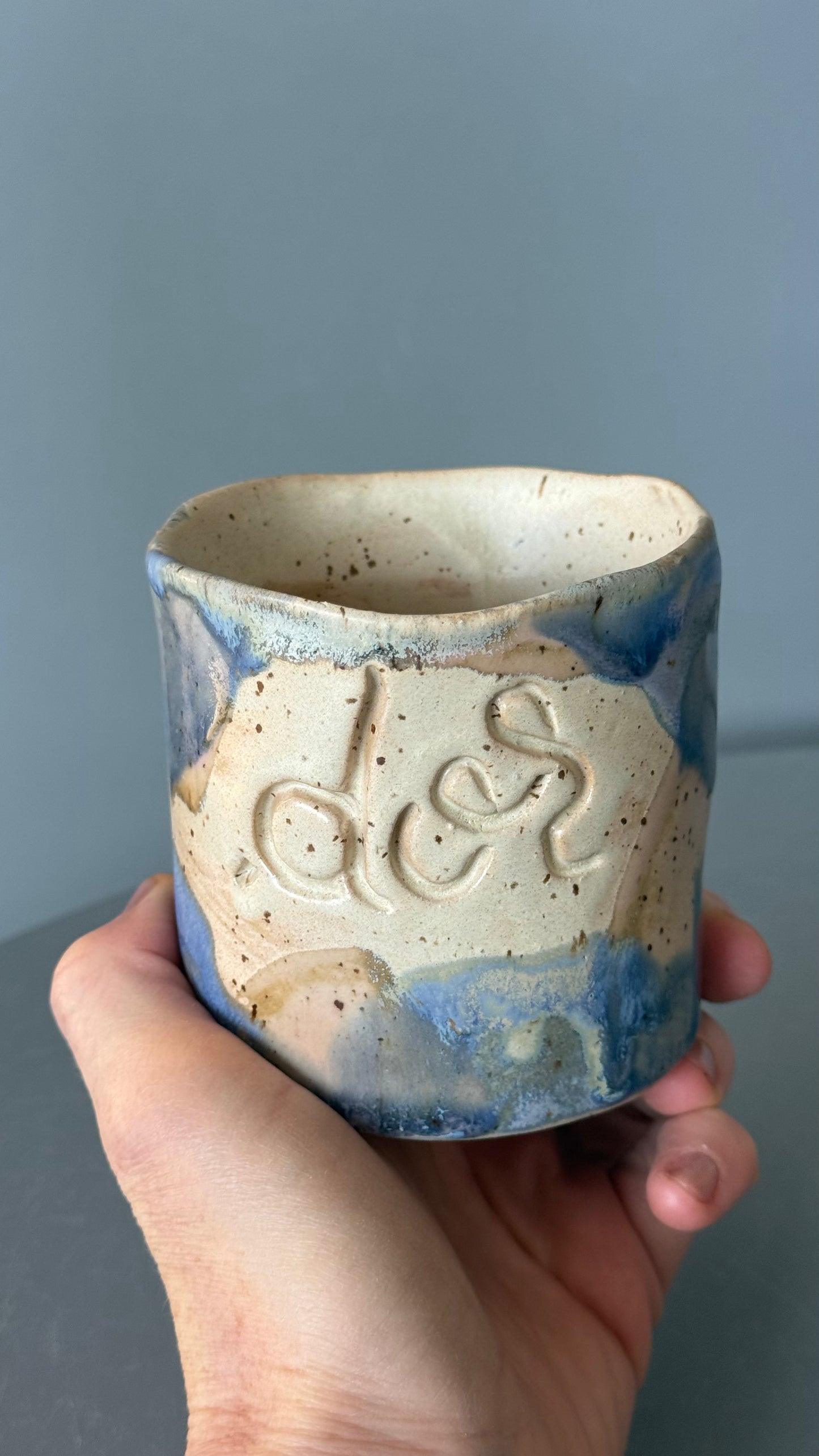 Cana Latte cu mesaj "Dor"