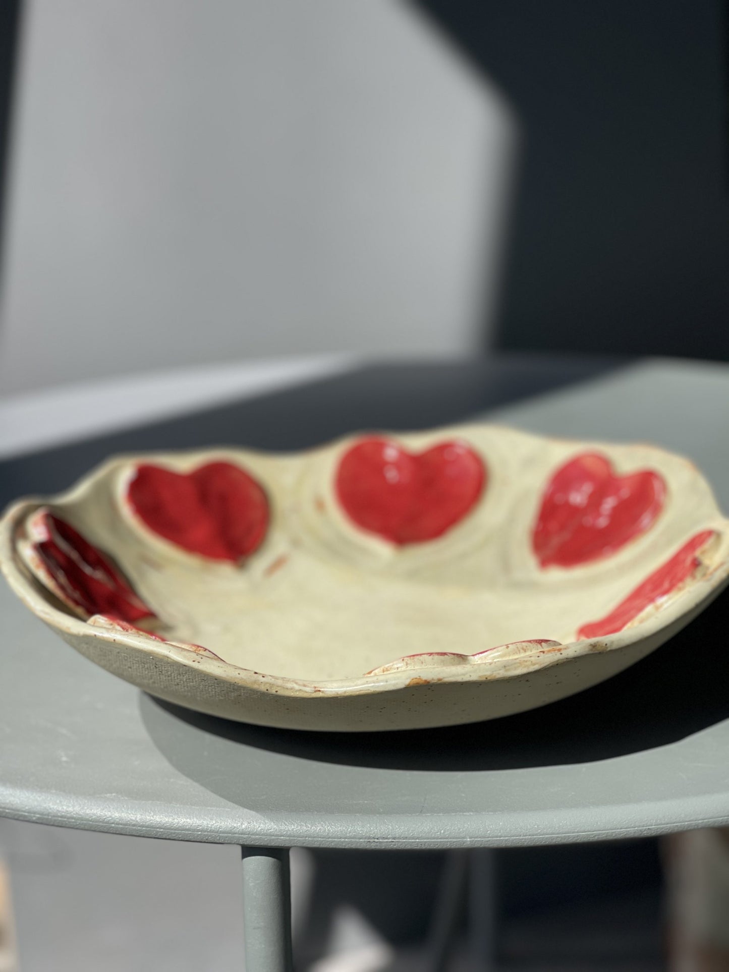 Bol Ceramica Red Hearts