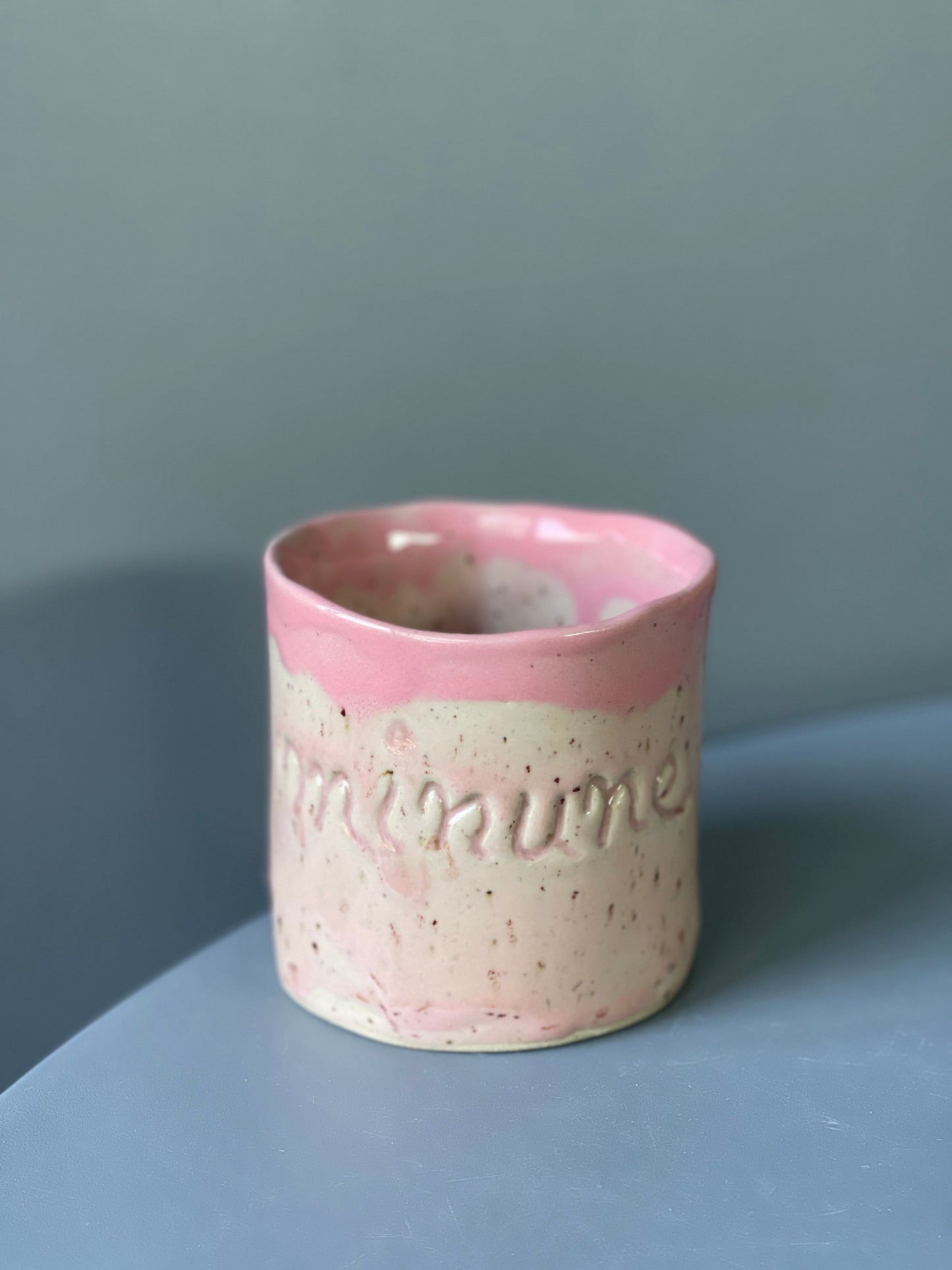 Cana Latte cu mesaj "Minune"