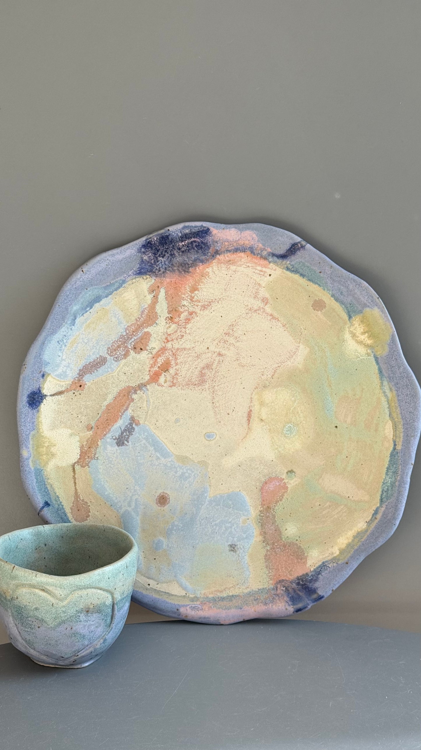 Platou Ceramica Aquarelle