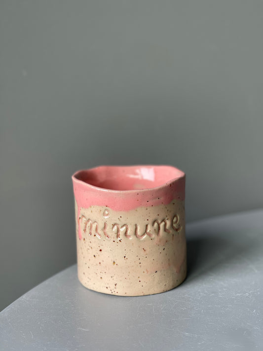 Cana Latte cu mesaj "Minune"