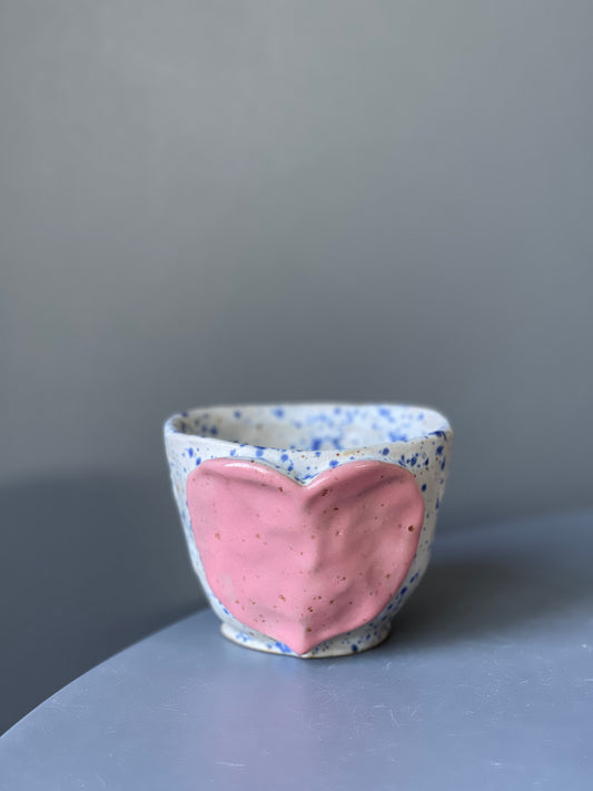 Cana Cappuccino Pink Heart