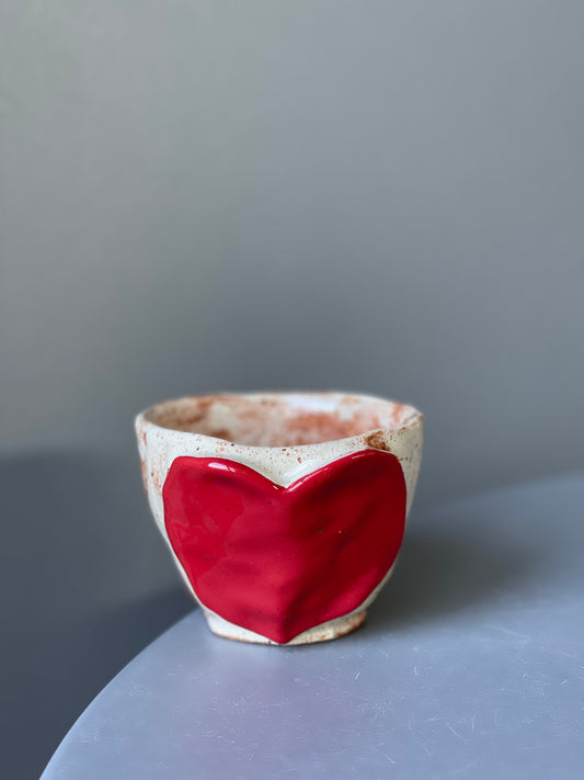 Cana Cappuccino Red Heart