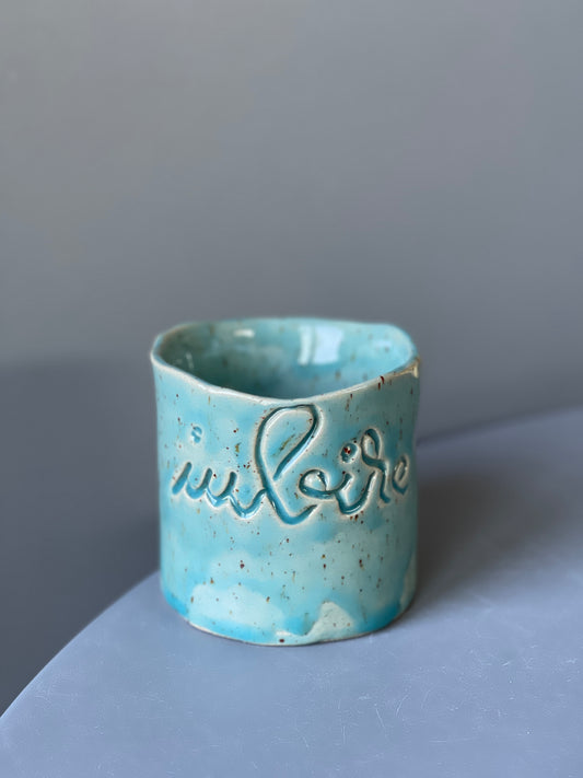 Cana Latte cu mesaj "Iubire"