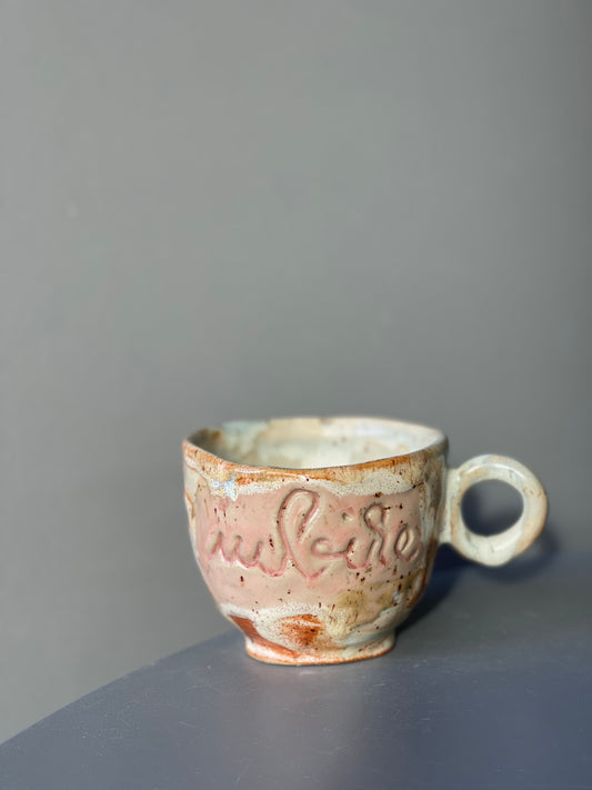 Cana Cappuccino cu mesaj "Iubire"