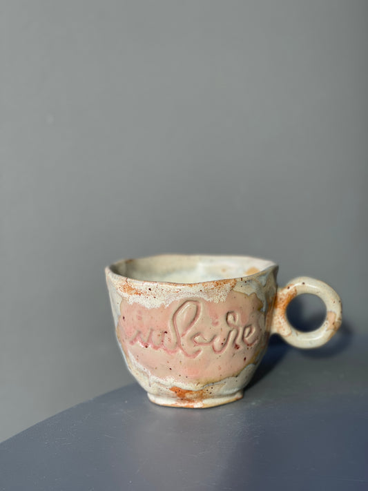 Cana Cappuccino cu mesaj "Iubire"