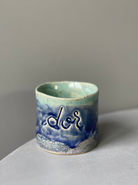 Cana Latte cu mesaj "Dor"