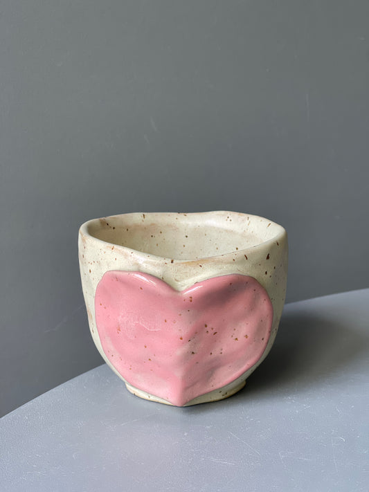 Cana Cappuccino Pink Heart