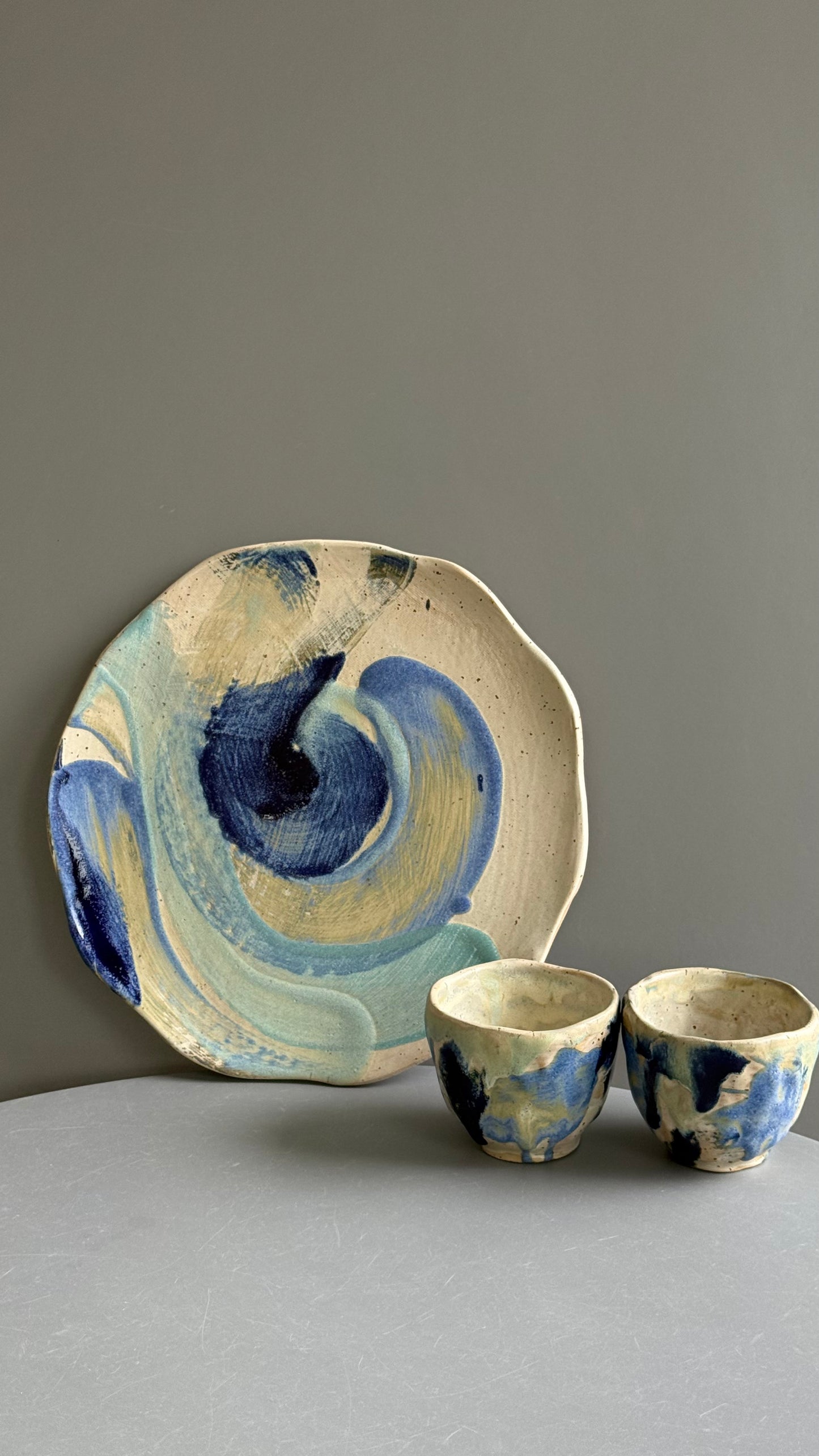 Platou Ceramica Aquarelle