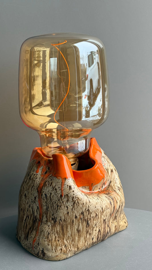 Lampa Ceramica Orange Blossom