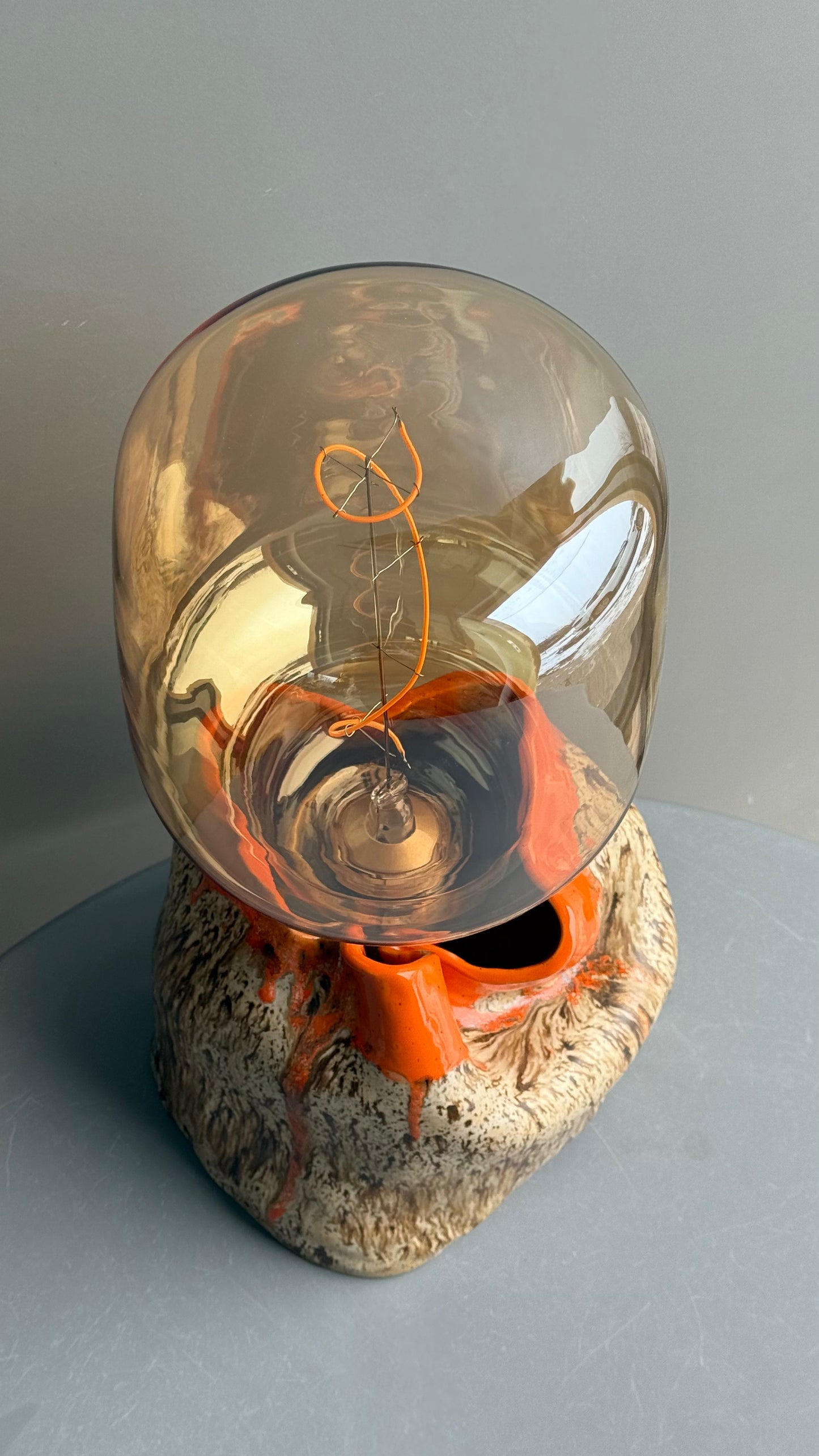 Lampa Ceramica Orange Blossom