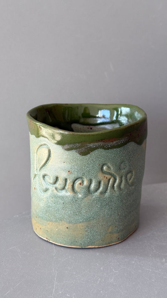 Cana Latte cu mesaj "Bucurie"