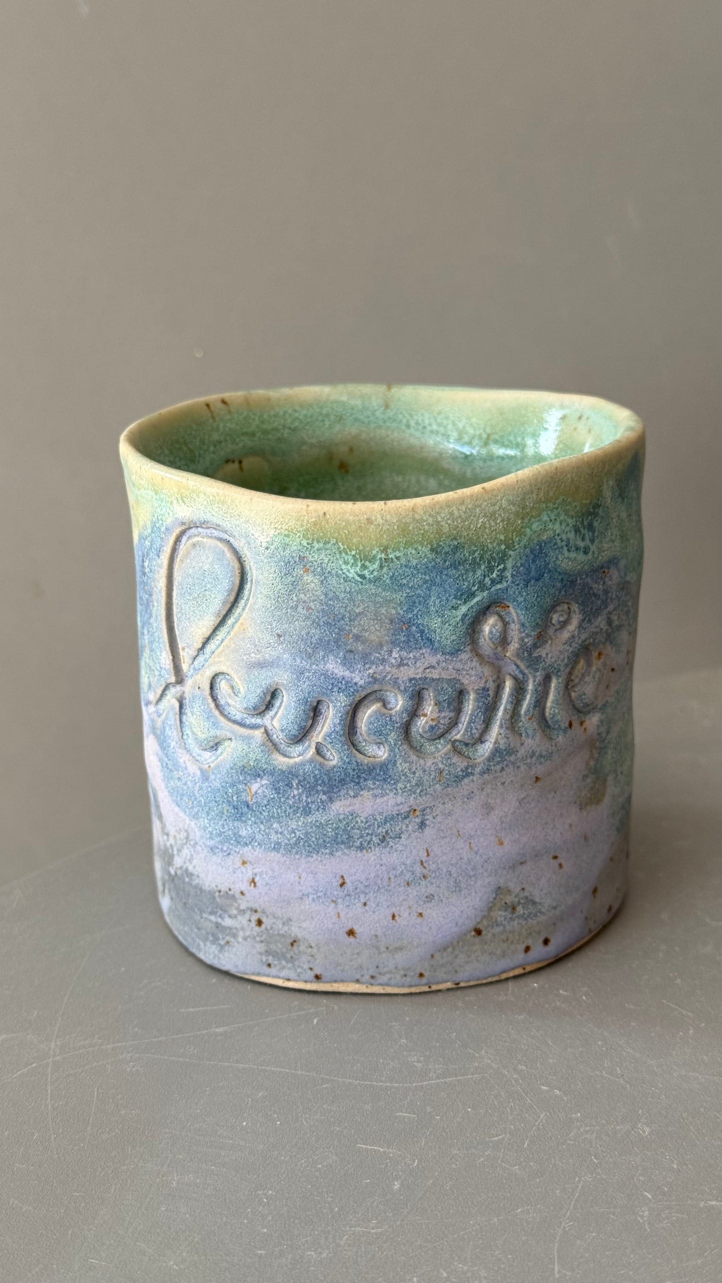 Cana Latte cu mesaj "Bucurie"