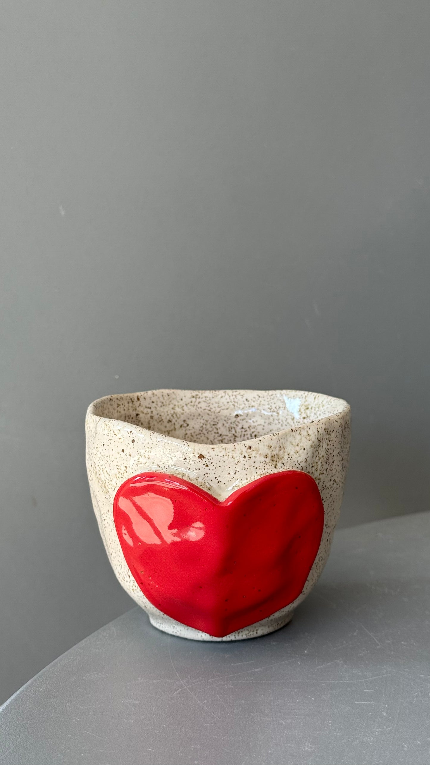 Cana Cappuccino Red Heart