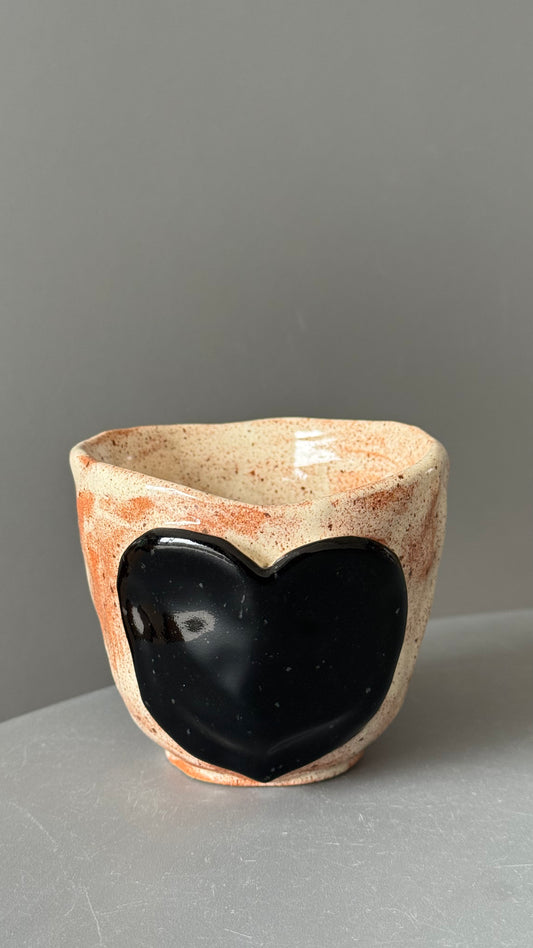 Cana Cappuccino Black Heart